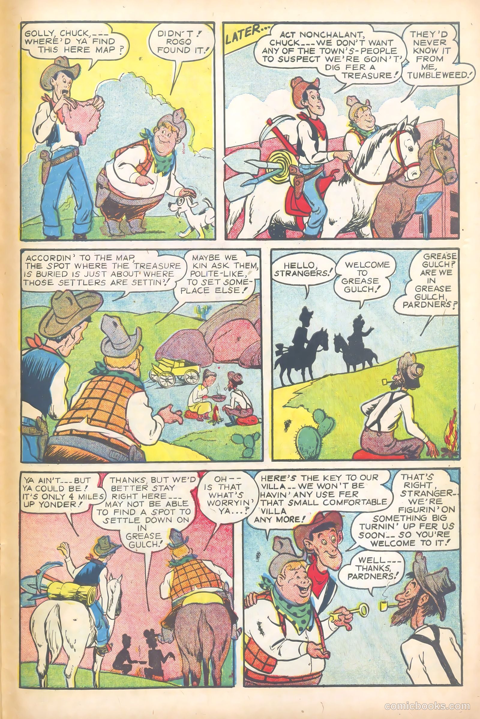 John Wayne Adventure Comics #4 (1950) — page 39 of 52