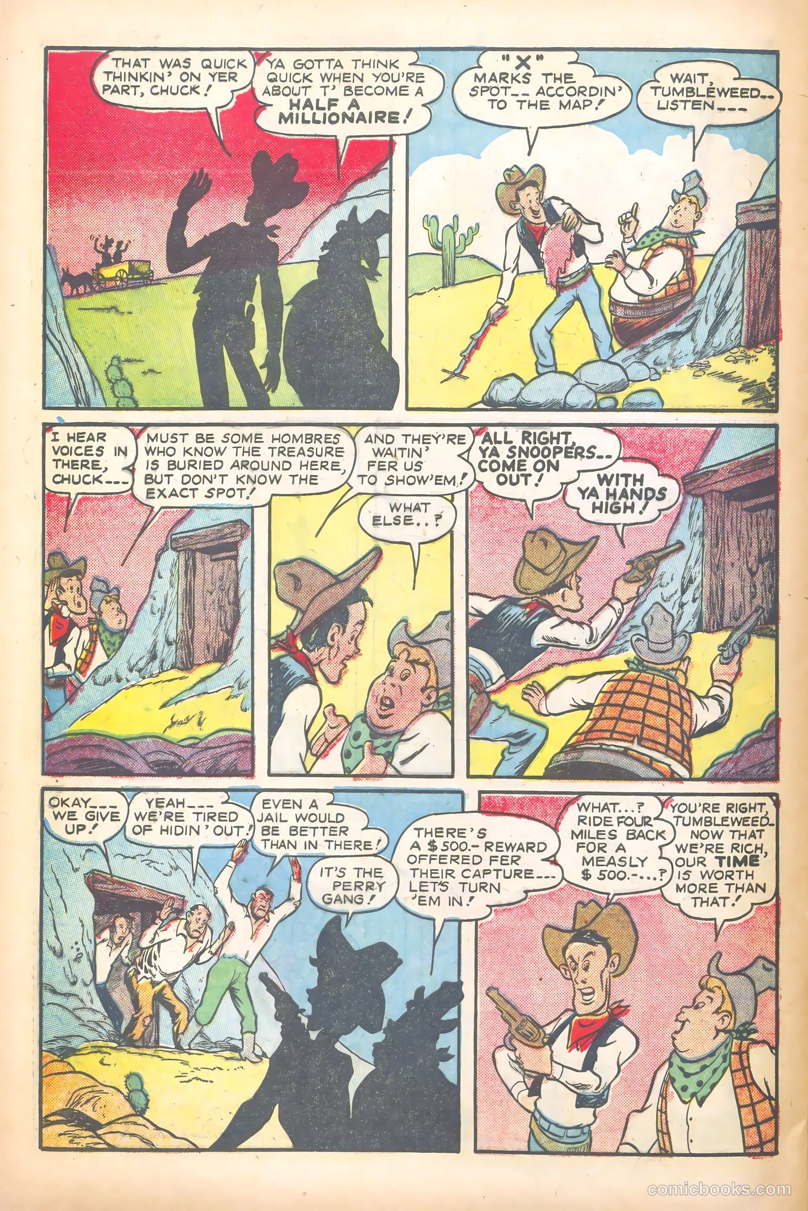 John Wayne Adventure Comics #4 (1950) — page 40 of 52