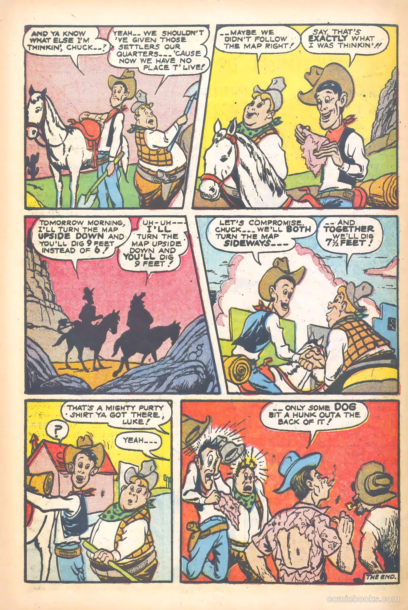 John Wayne Adventure Comics #4 (1950) — page 42 of 52