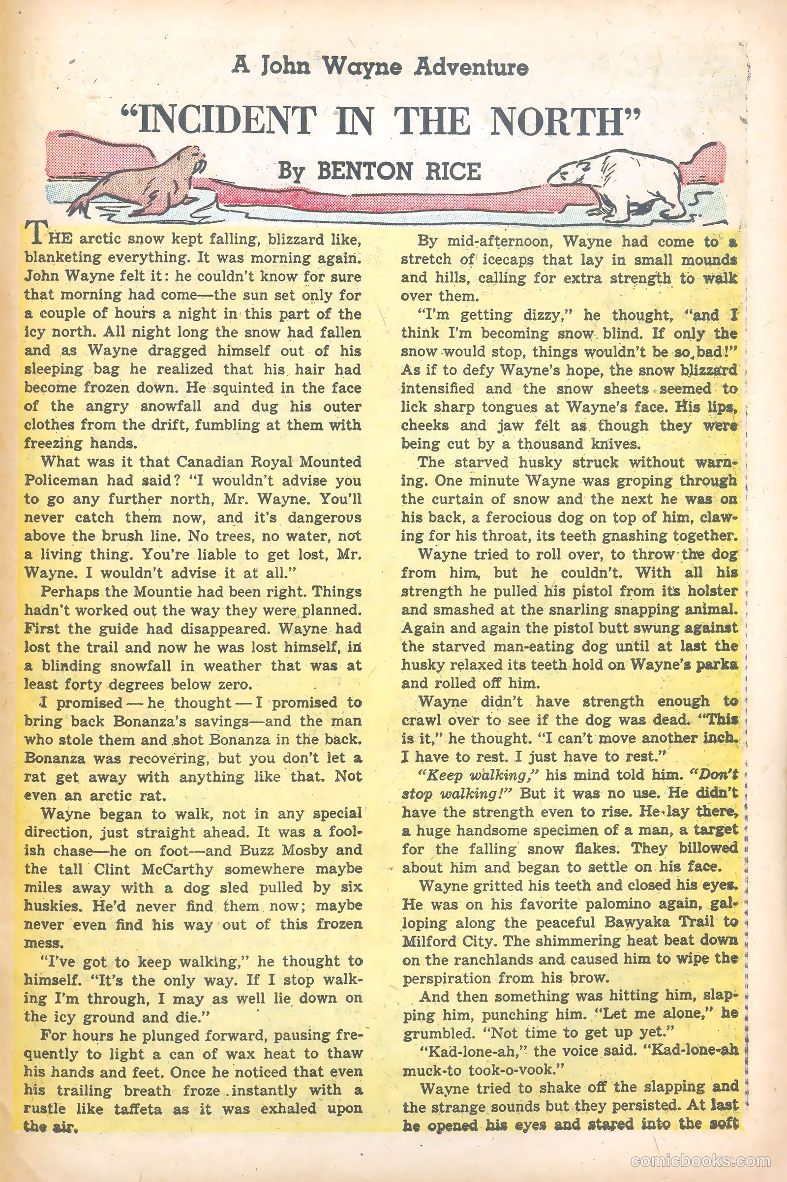 John Wayne Adventure Comics #4 (1950) — page 43 of 52