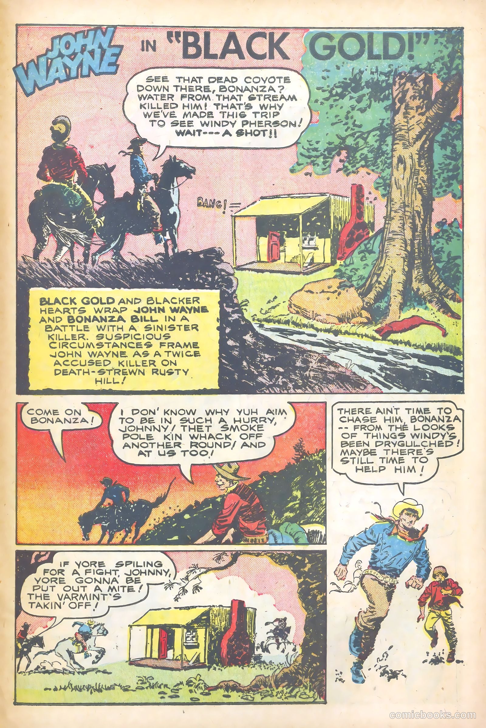 John Wayne Adventure Comics #4 (1950) — page 45 of 52