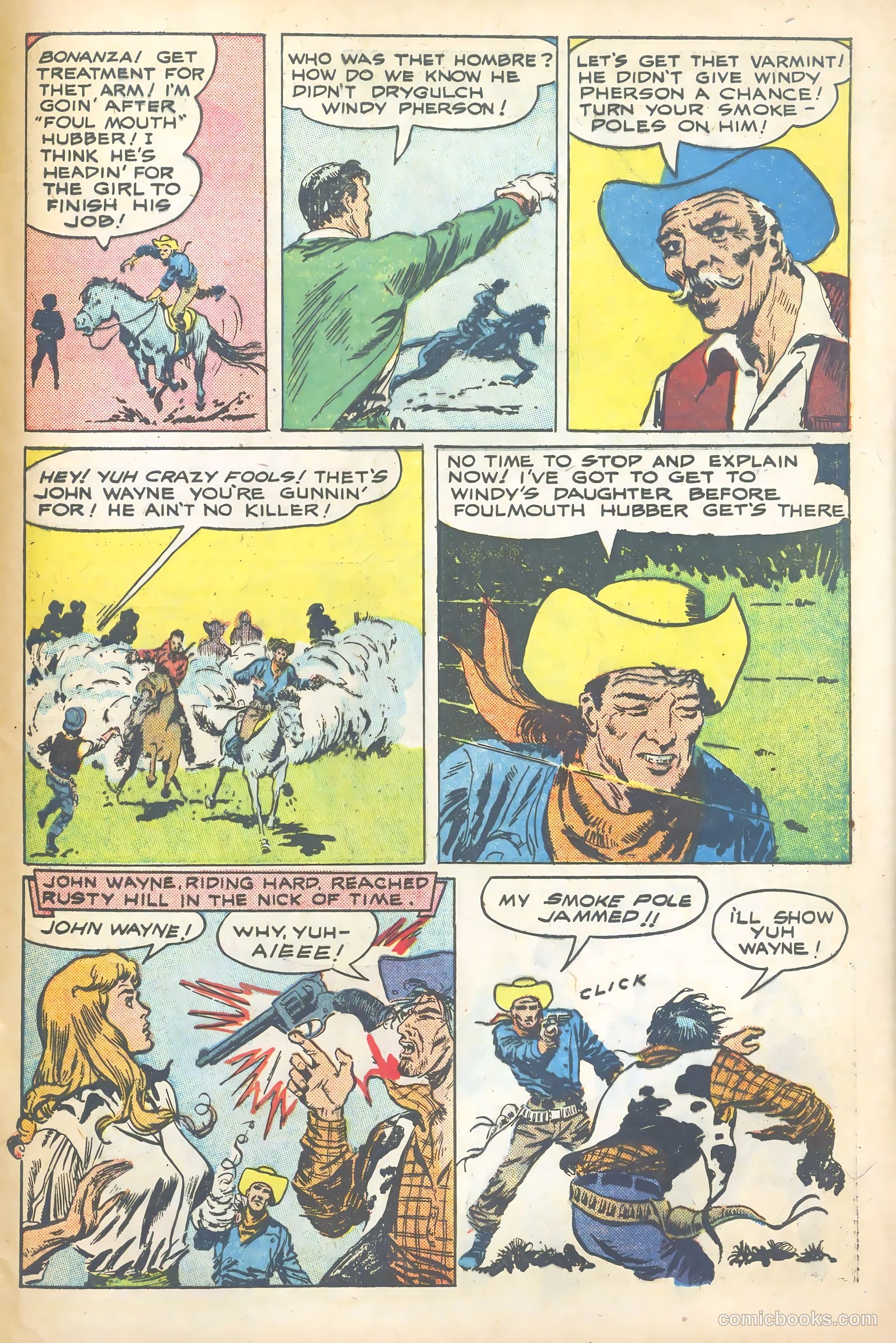 John Wayne Adventure Comics #4 (1950) — page 49 of 52