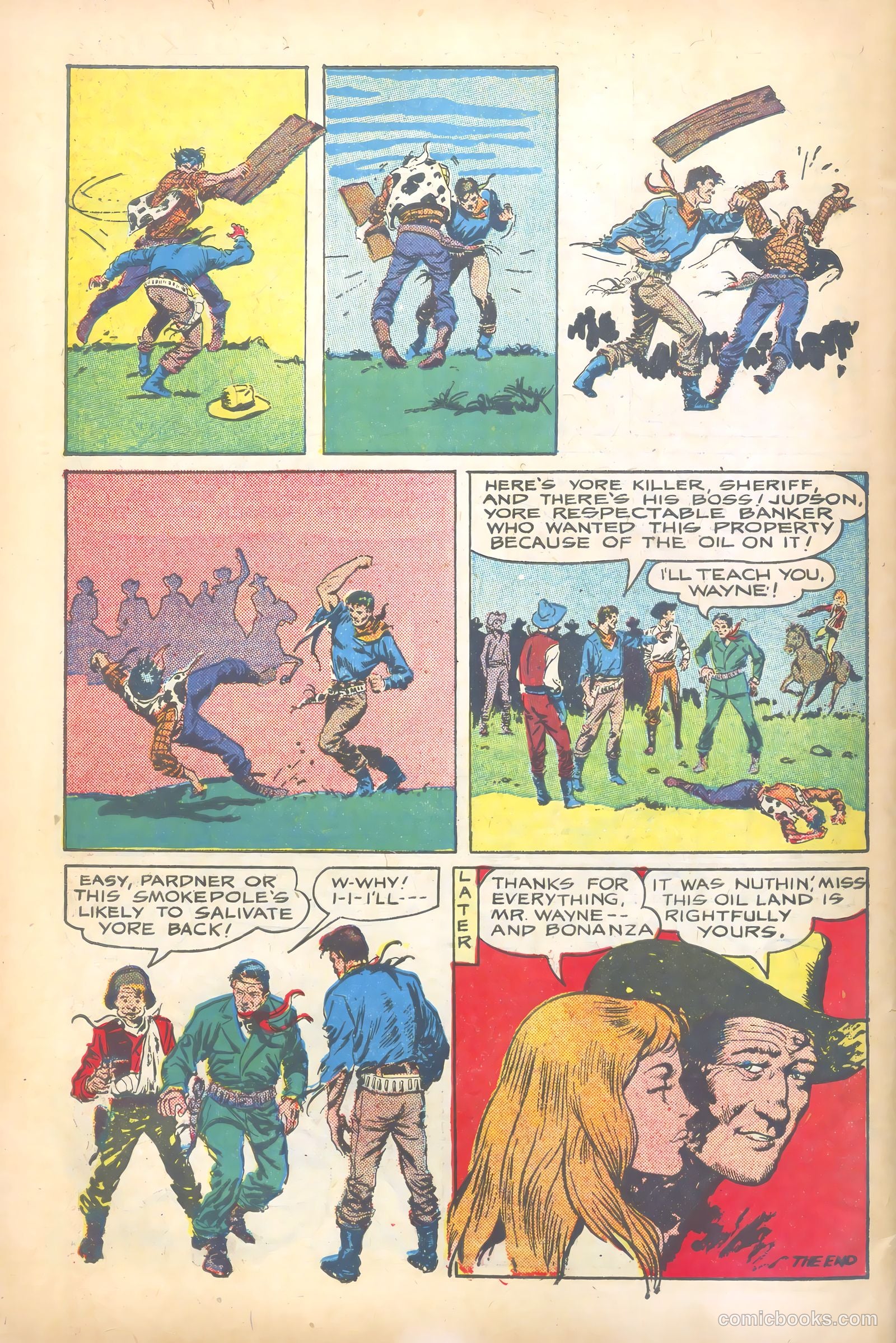 John Wayne Adventure Comics #4 (1950) — page 50 of 52