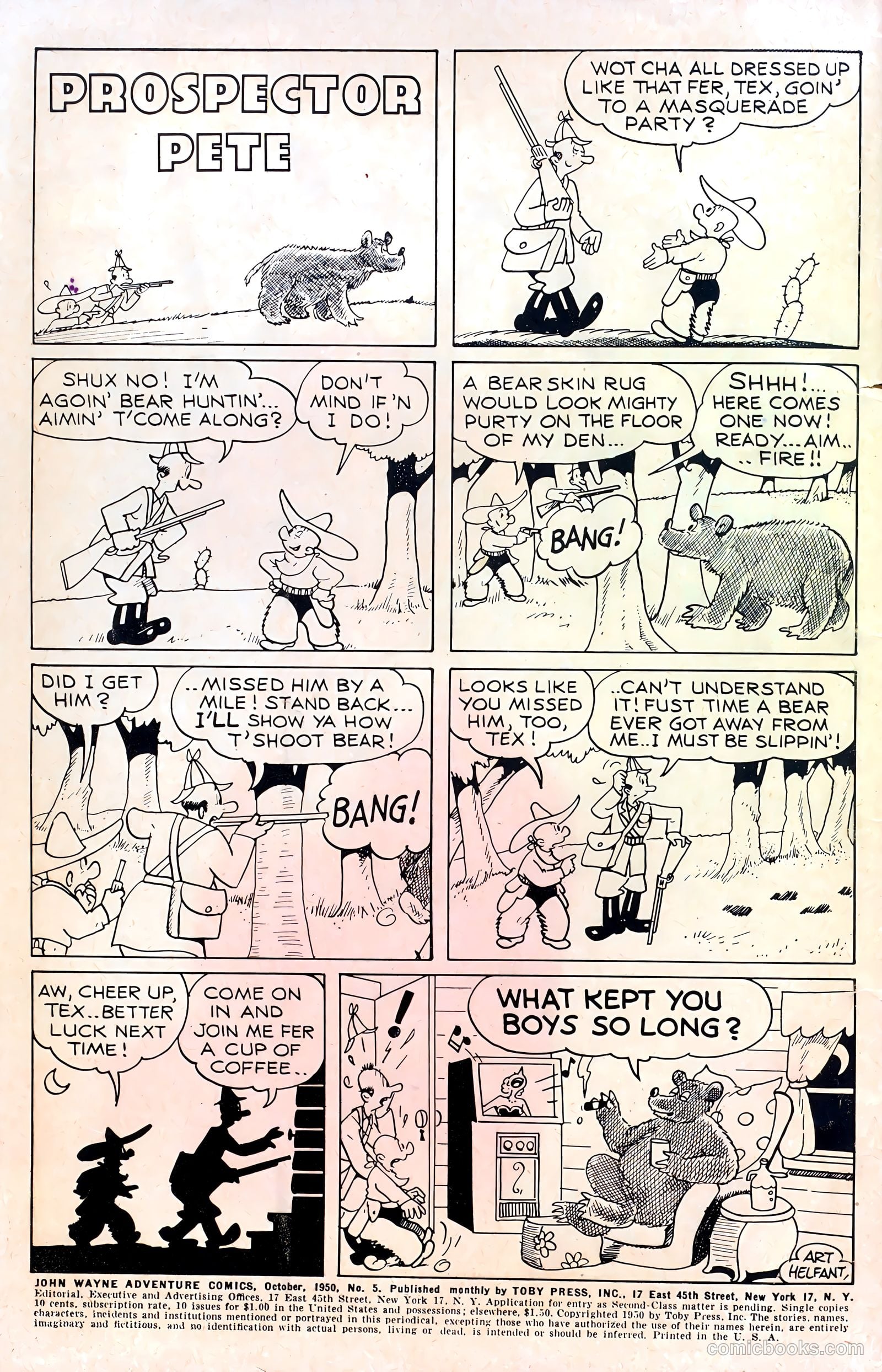 John Wayne Adventure Comics #5 (1950) — page 2 of 52