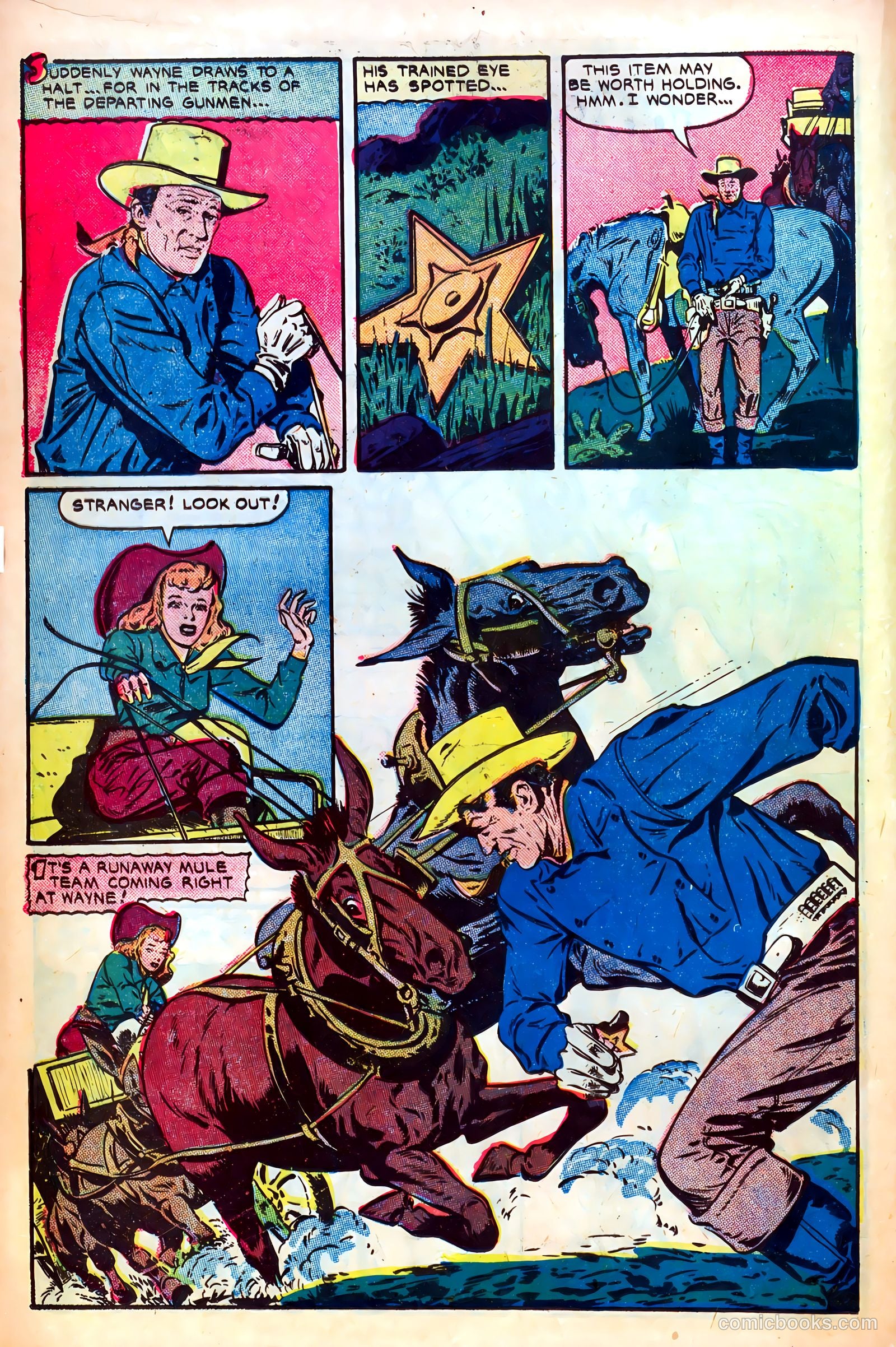 John Wayne Adventure Comics #5 (1950) — page 16 of 52