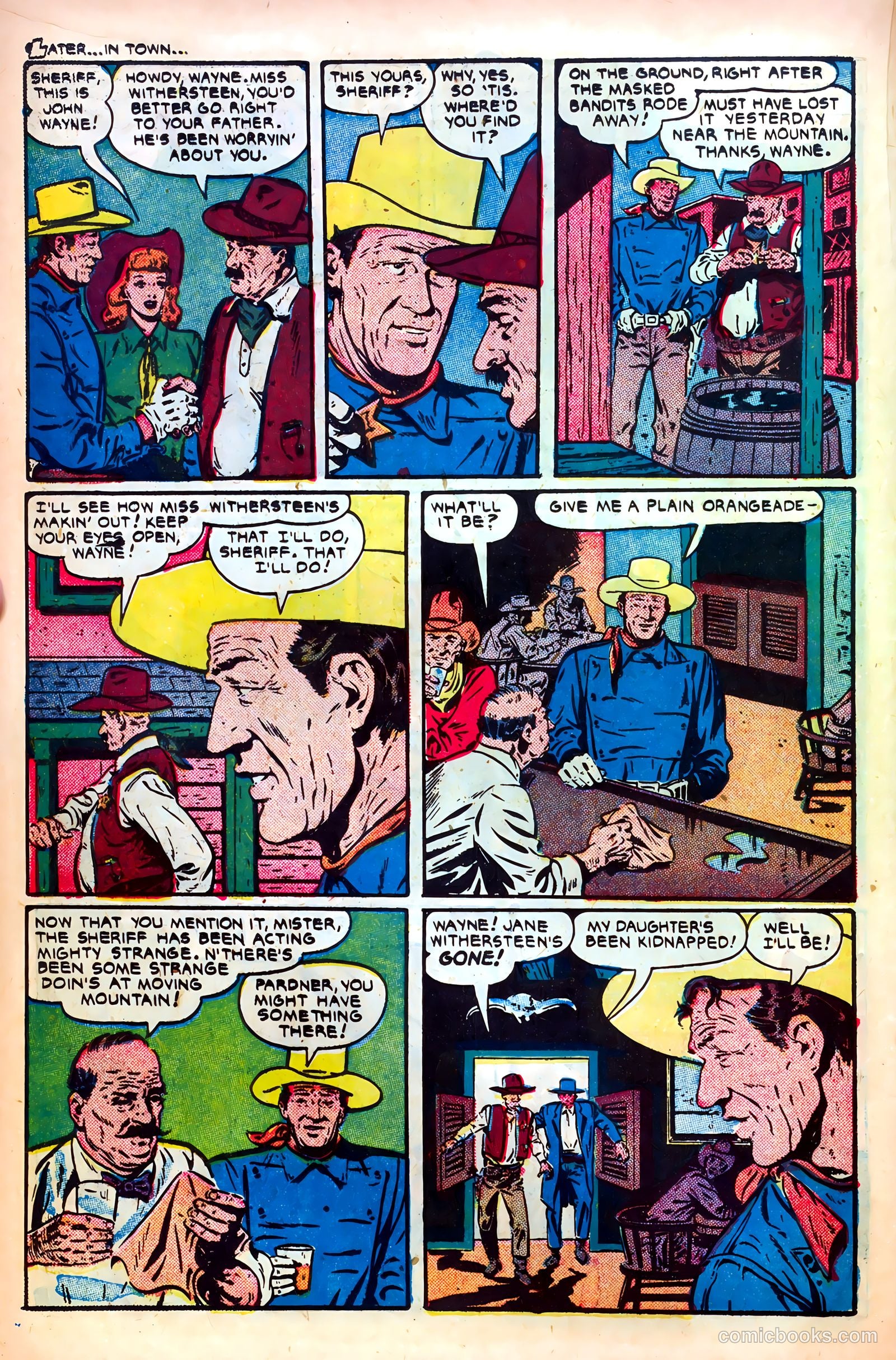 John Wayne Adventure Comics #5 (1950) — page 18 of 52