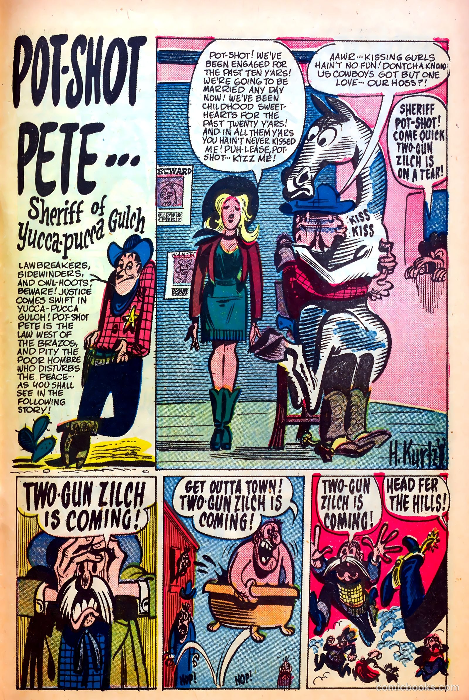 John Wayne Adventure Comics #5 (1950) — page 37 of 52