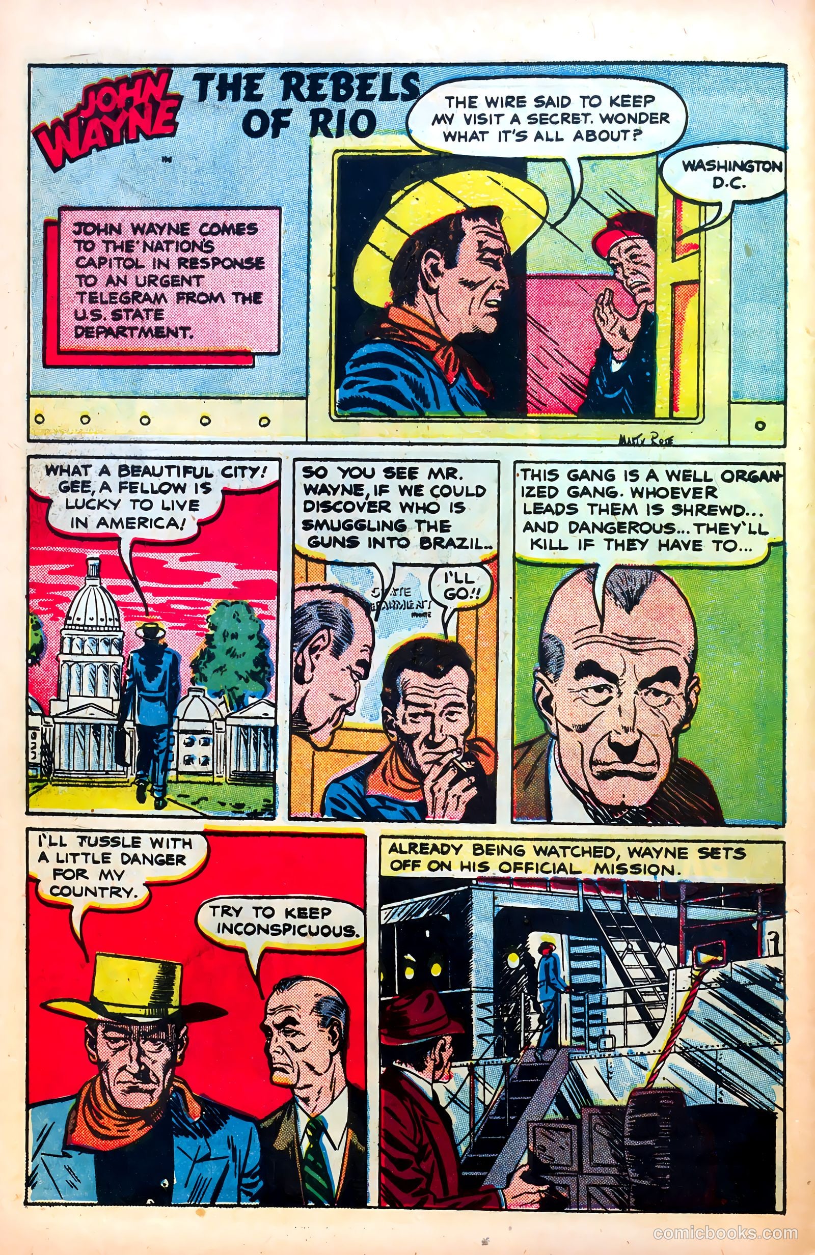 John Wayne Adventure Comics #5 (1950) — page 42 of 52