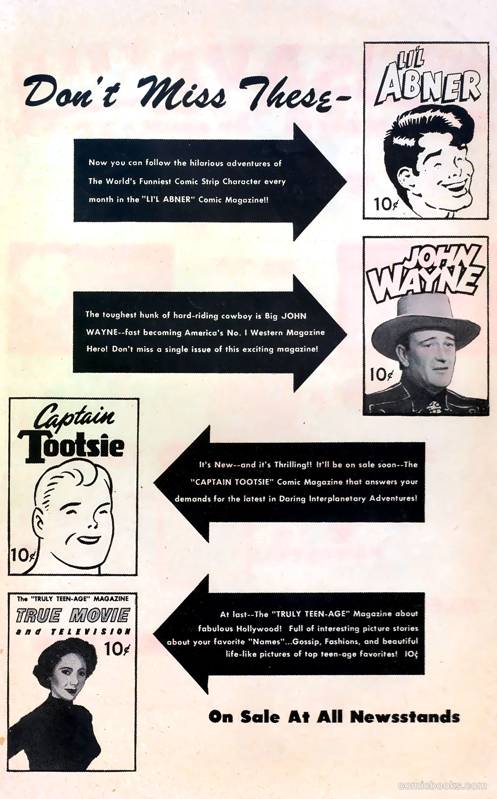 John Wayne Adventure Comics #5 (1950) — page 51 of 52