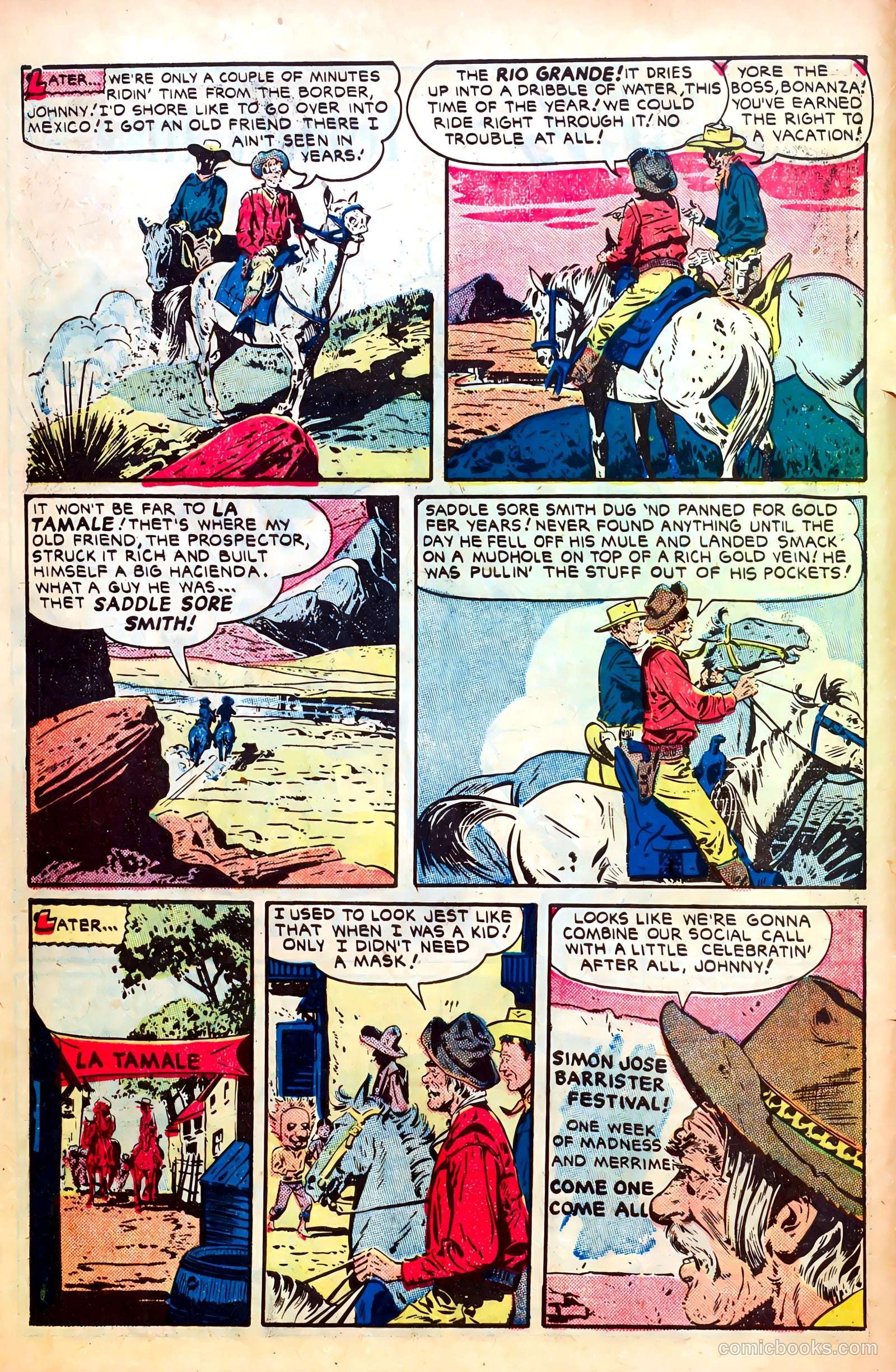 John Wayne Adventure Comics #5 (1950) — page 4 of 52