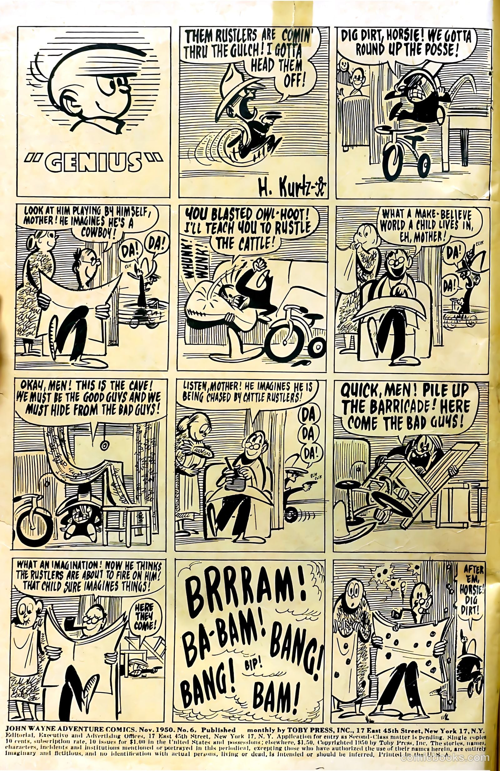 John Wayne Adventure Comics #6 (1950) — page 2 of 53