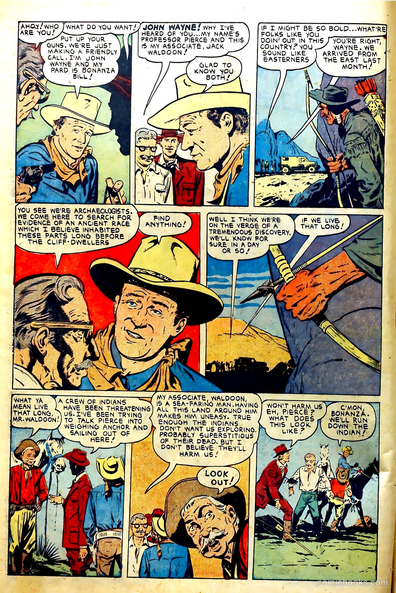 John Wayne Adventure Comics #6 (1950) — page 4 of 53