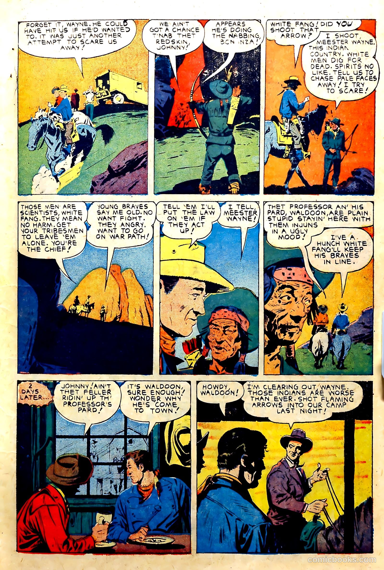 John Wayne Adventure Comics #6 (1950) — page 5 of 53