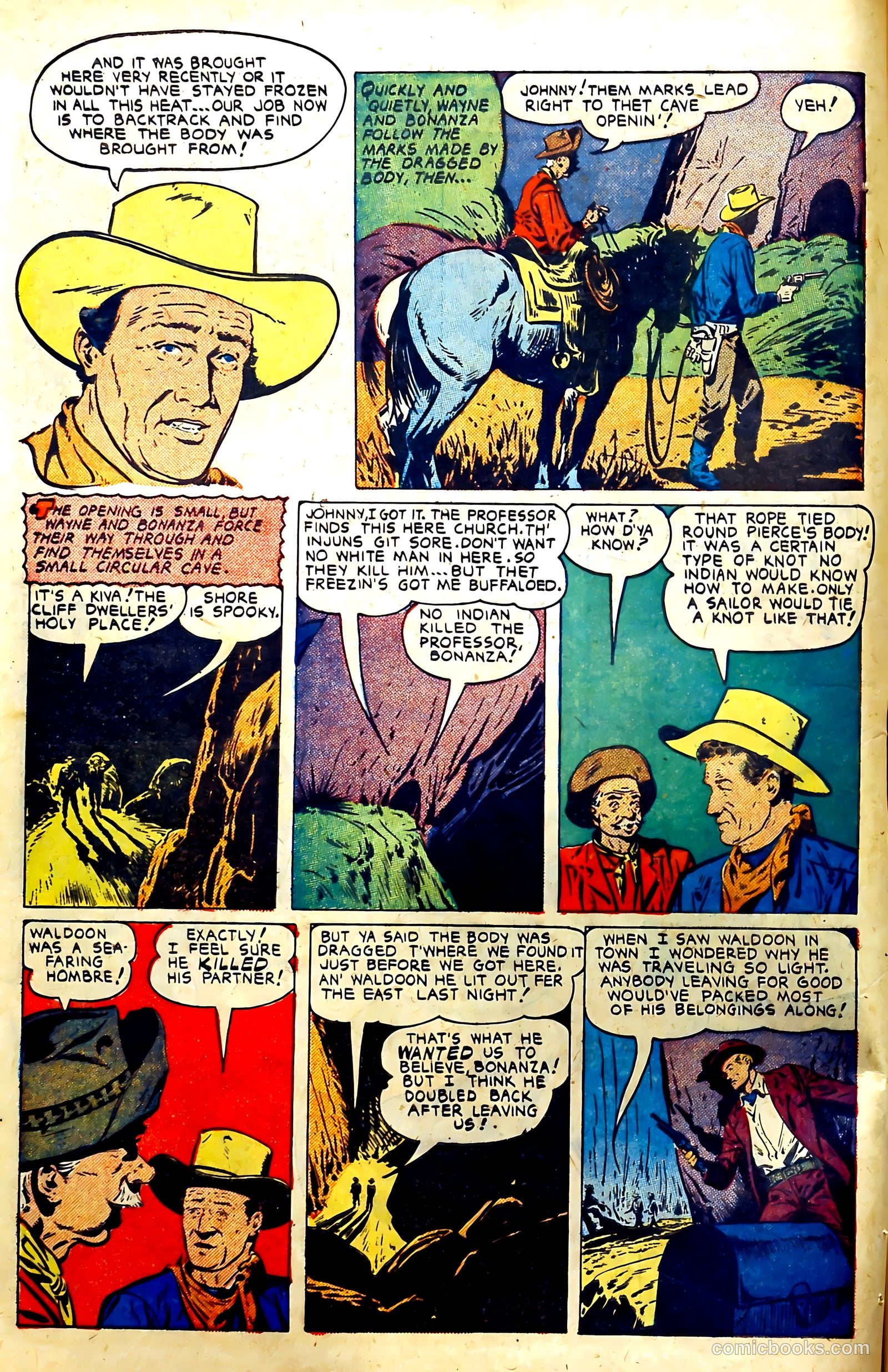 John Wayne Adventure Comics #6 (1950) — page 8 of 53