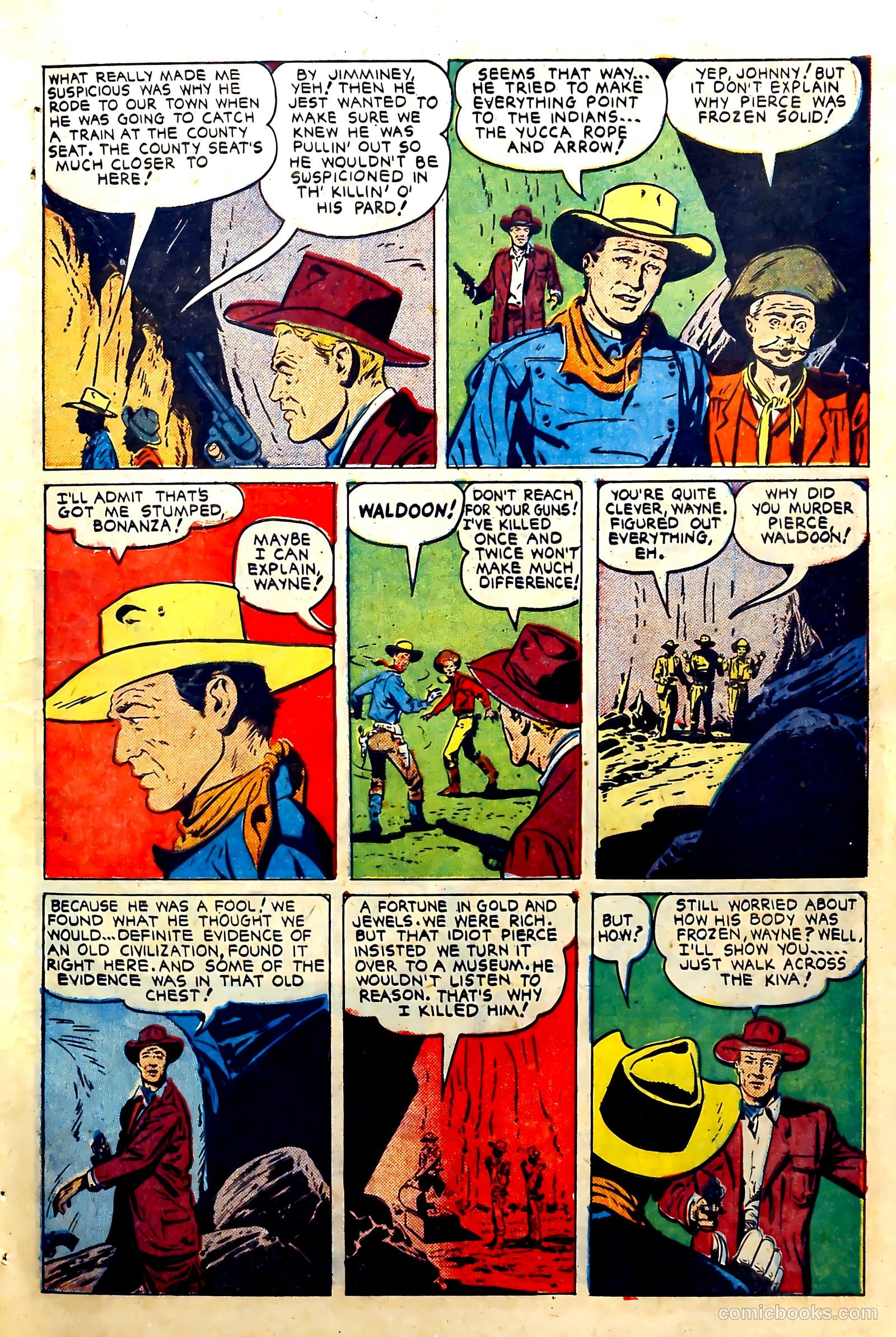 John Wayne Adventure Comics #6 (1950) — page 9 of 53