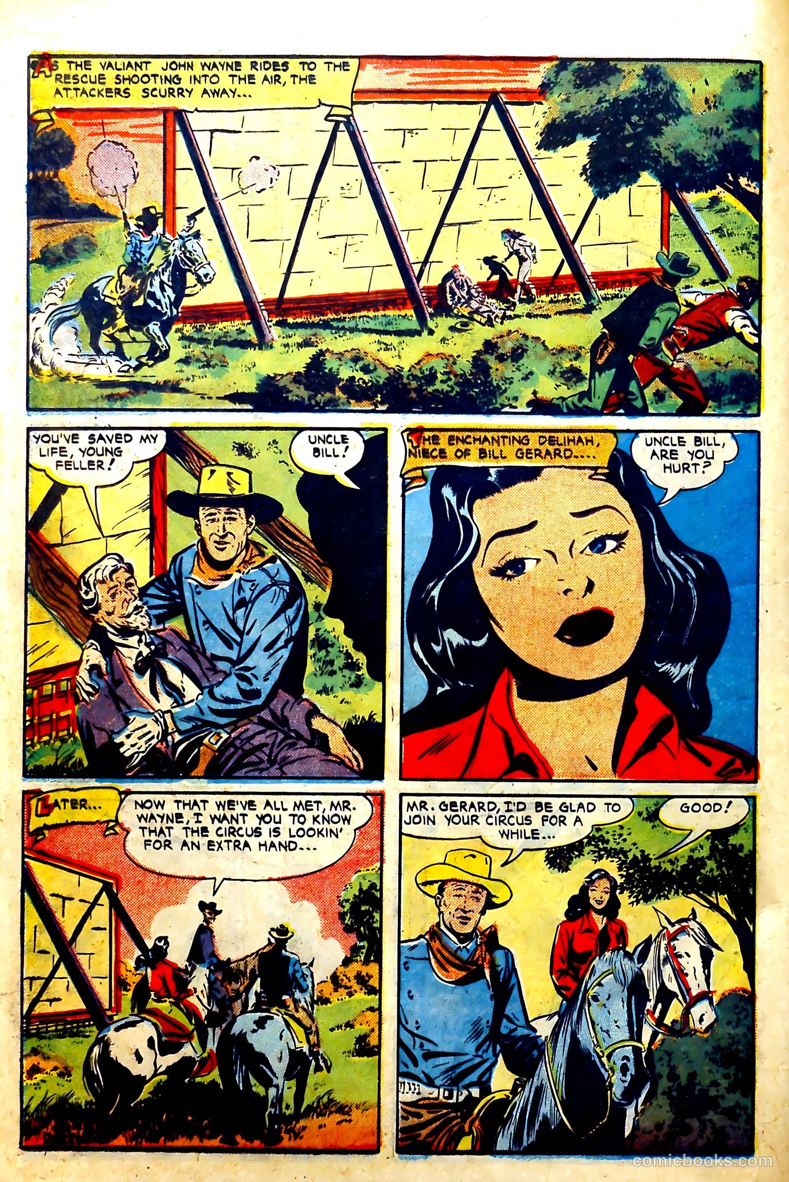 John Wayne Adventure Comics #6 (1950) — page 18 of 53