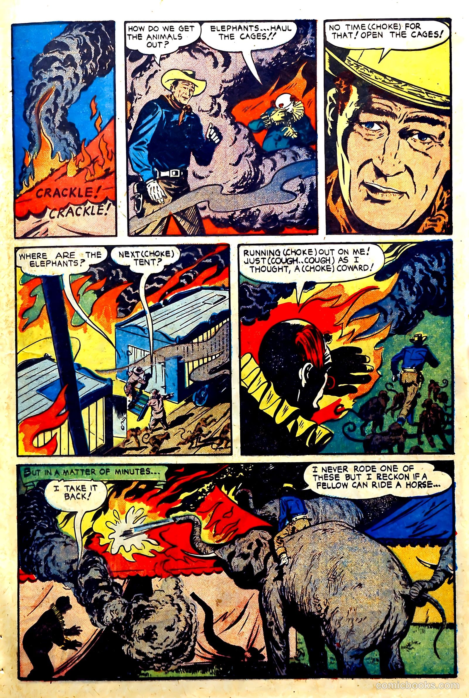 John Wayne Adventure Comics #6 (1950) — page 21 of 53