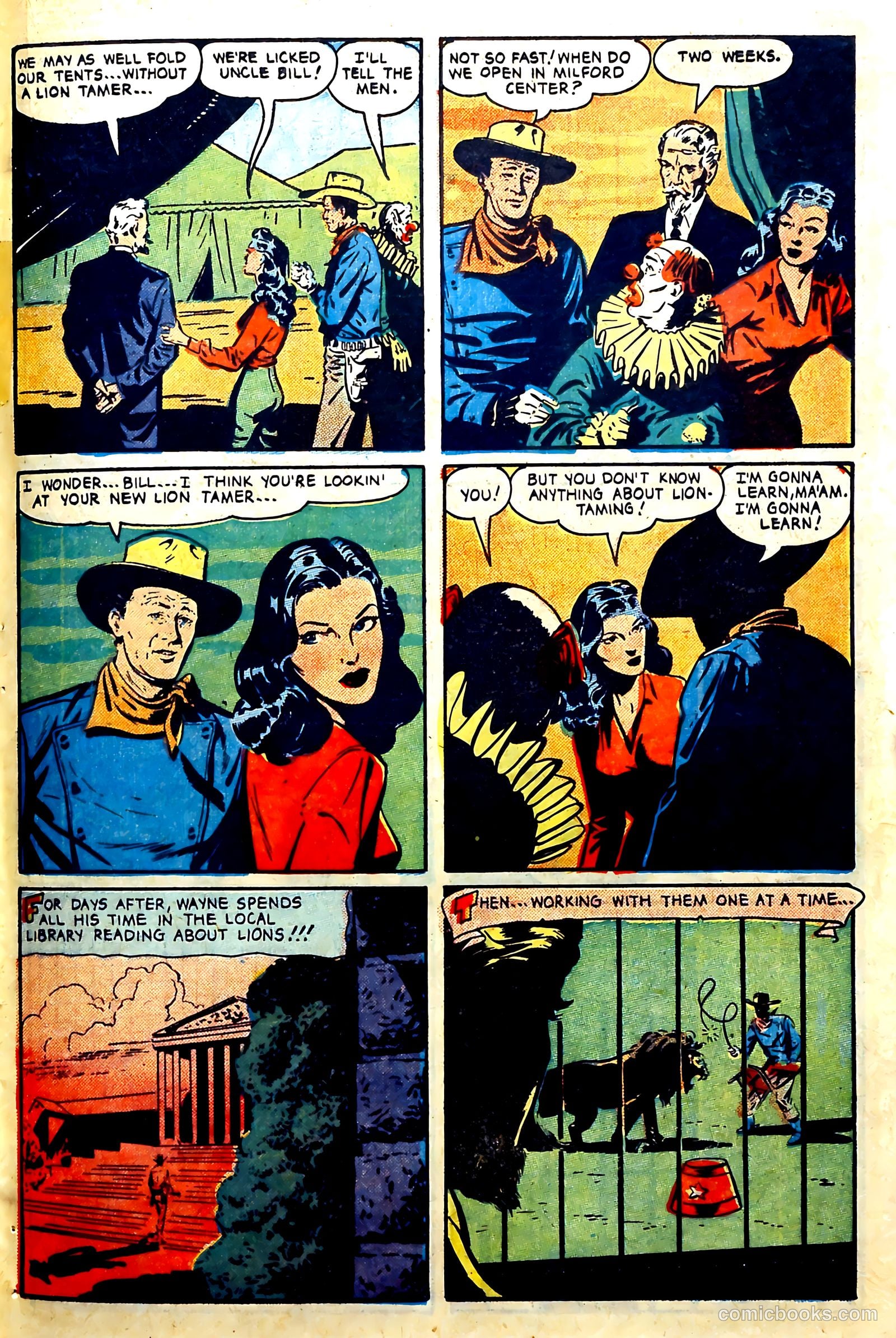 John Wayne Adventure Comics #6 (1950) — page 27 of 53