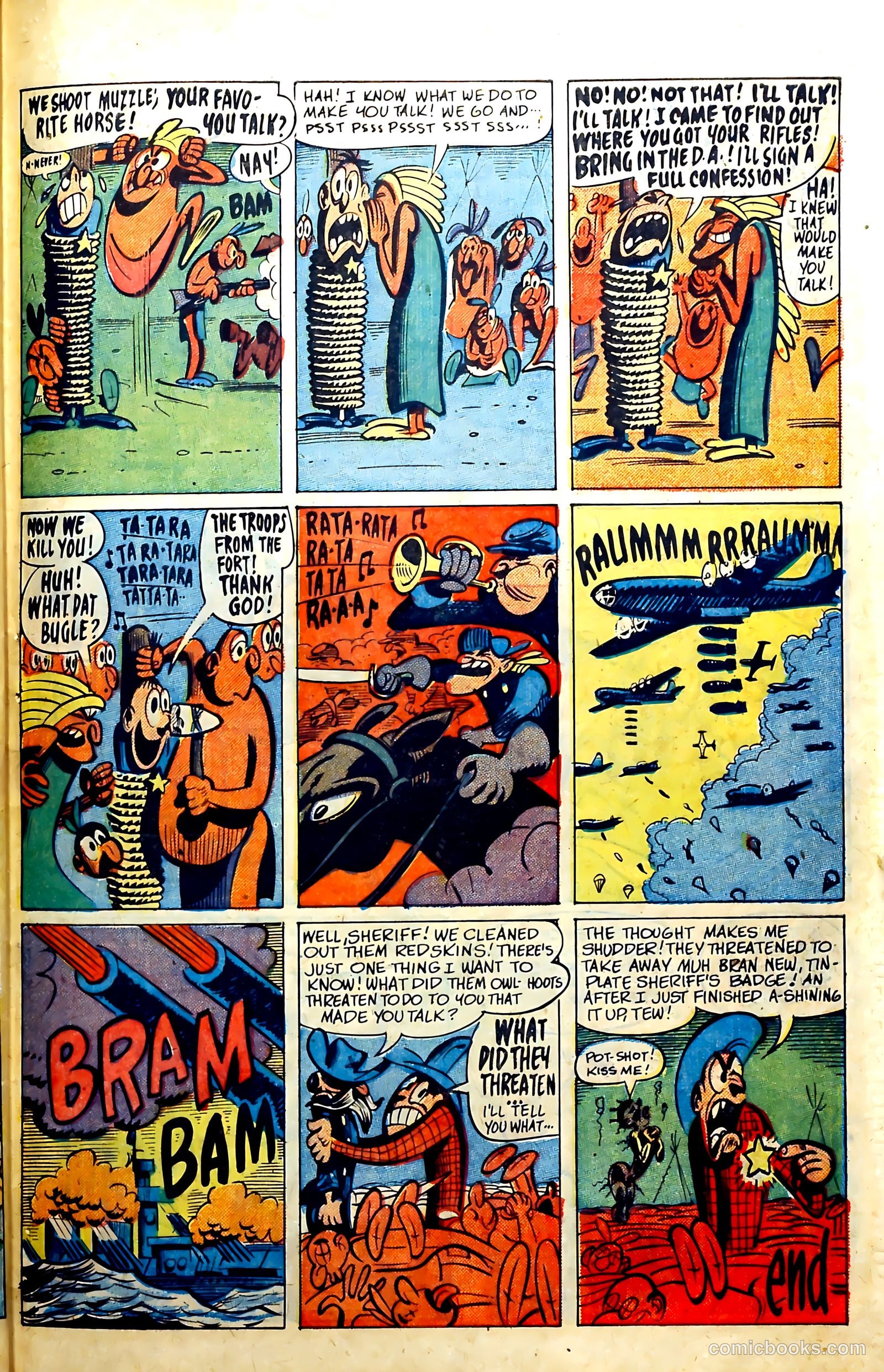 John Wayne Adventure Comics #6 (1950) — page 39 of 53