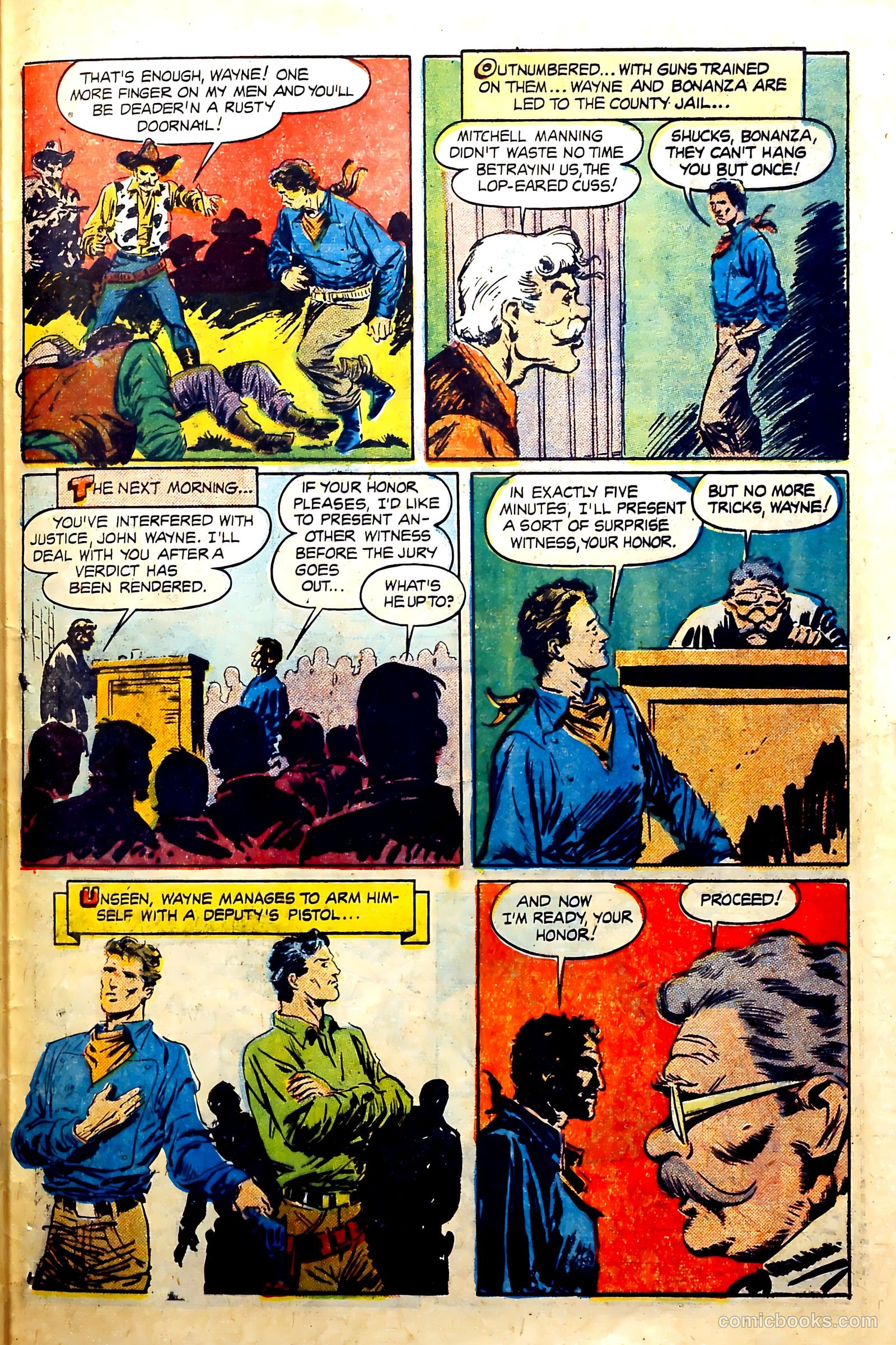 John Wayne Adventure Comics #6 (1950) — page 47 of 53
