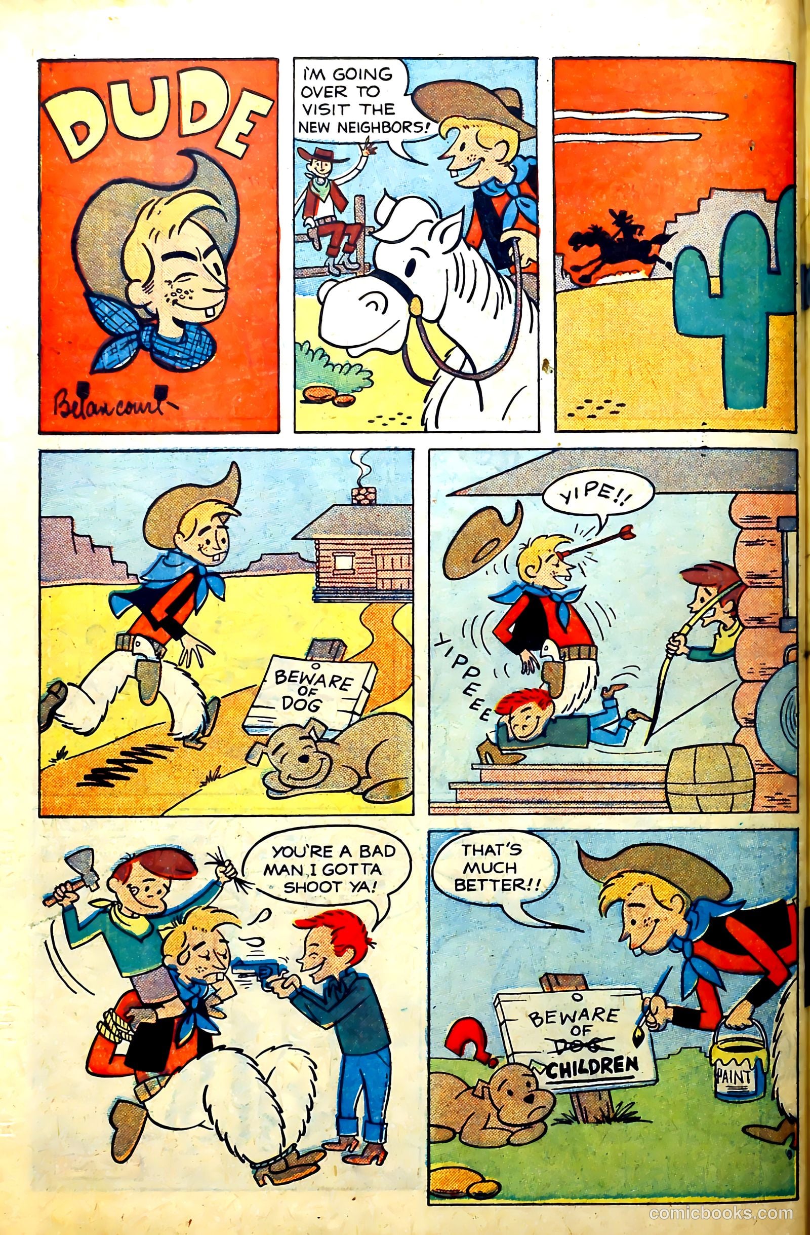 John Wayne Adventure Comics #6 (1950) — page 50 of 53