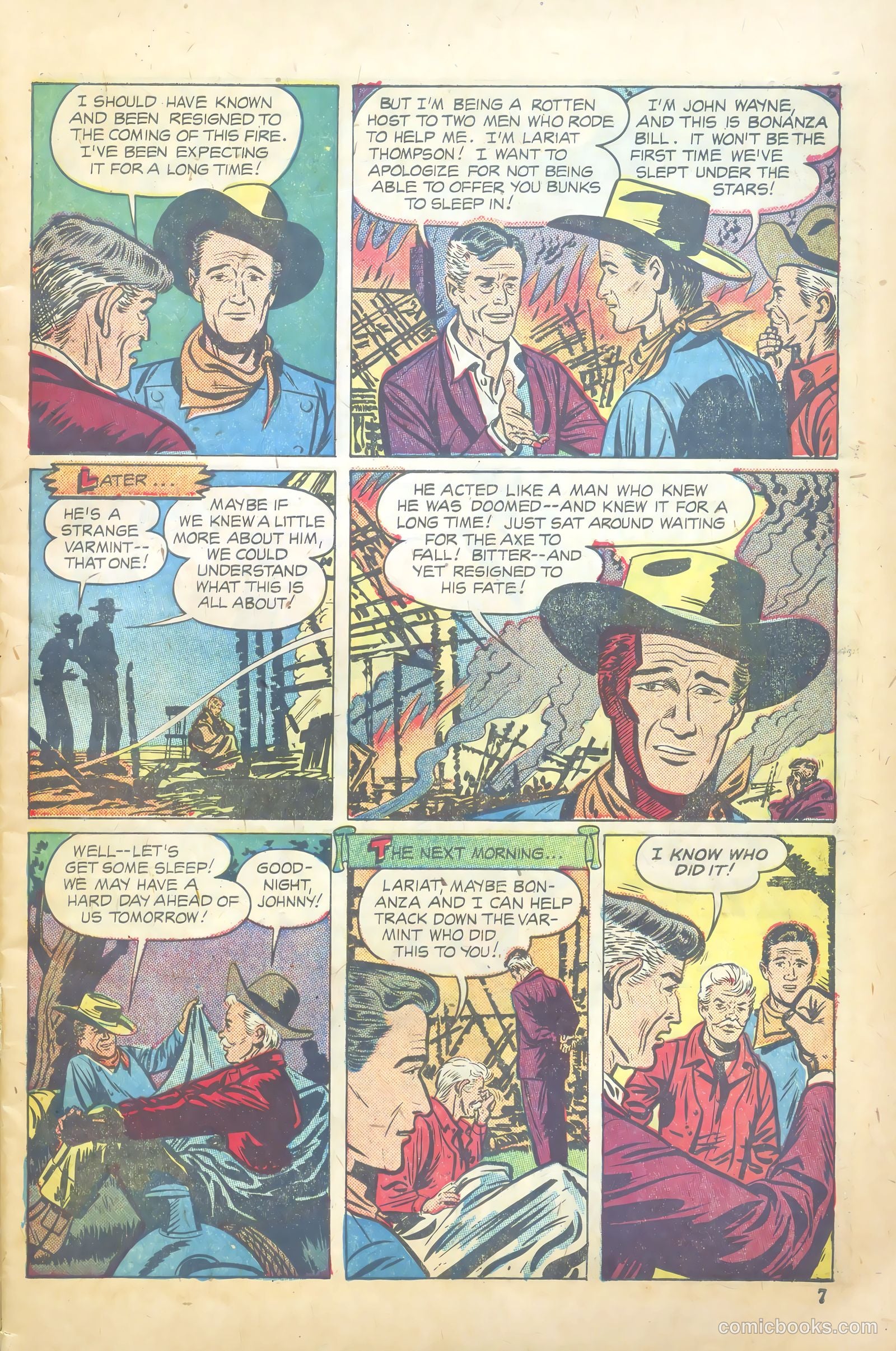 John Wayne Adventure Comics #7 (1950) — page 7 of 52
