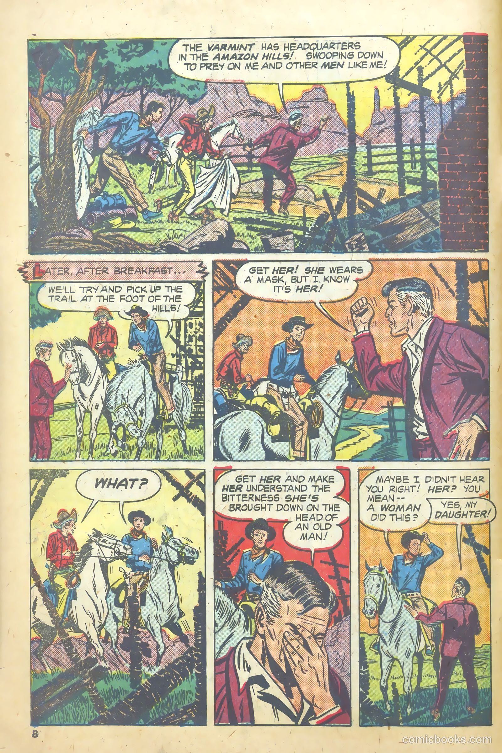 John Wayne Adventure Comics #7 (1950) — page 8 of 52