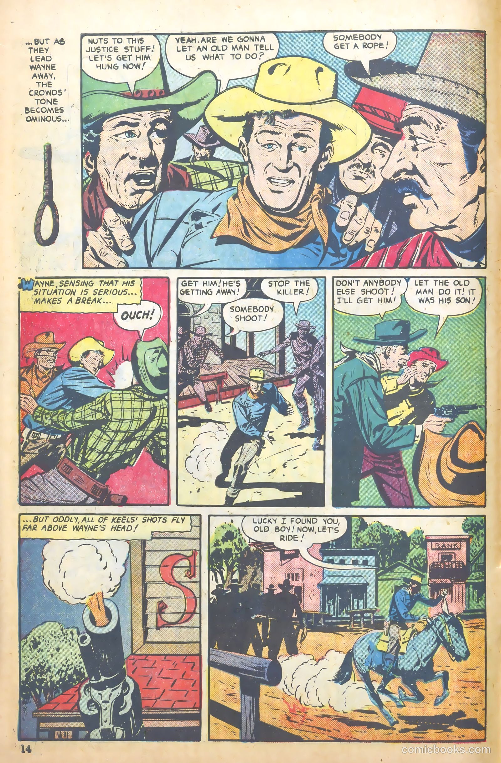 John Wayne Adventure Comics #7 (1950) — page 14 of 52