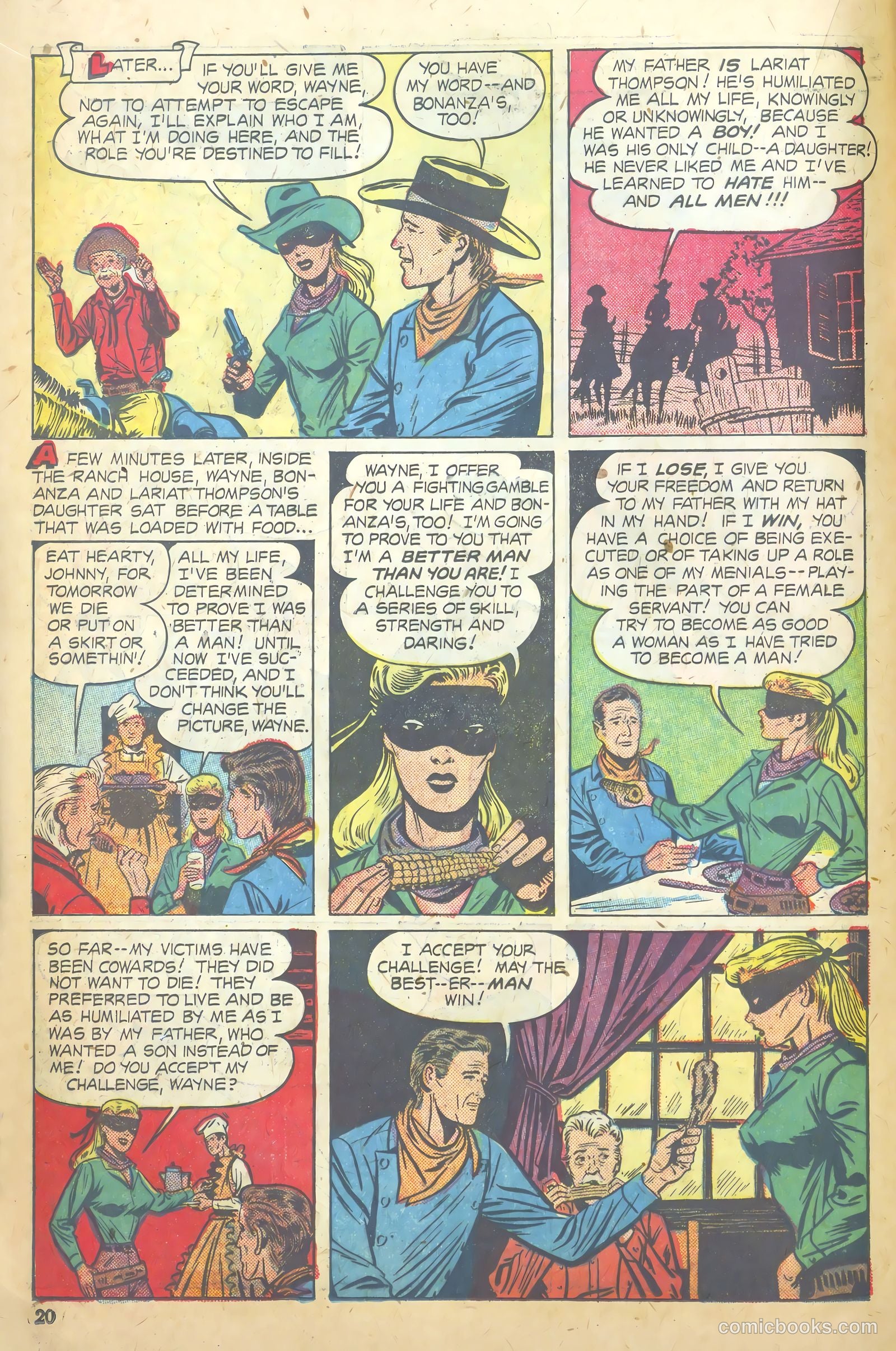 John Wayne Adventure Comics #7 (1950) — page 20 of 52