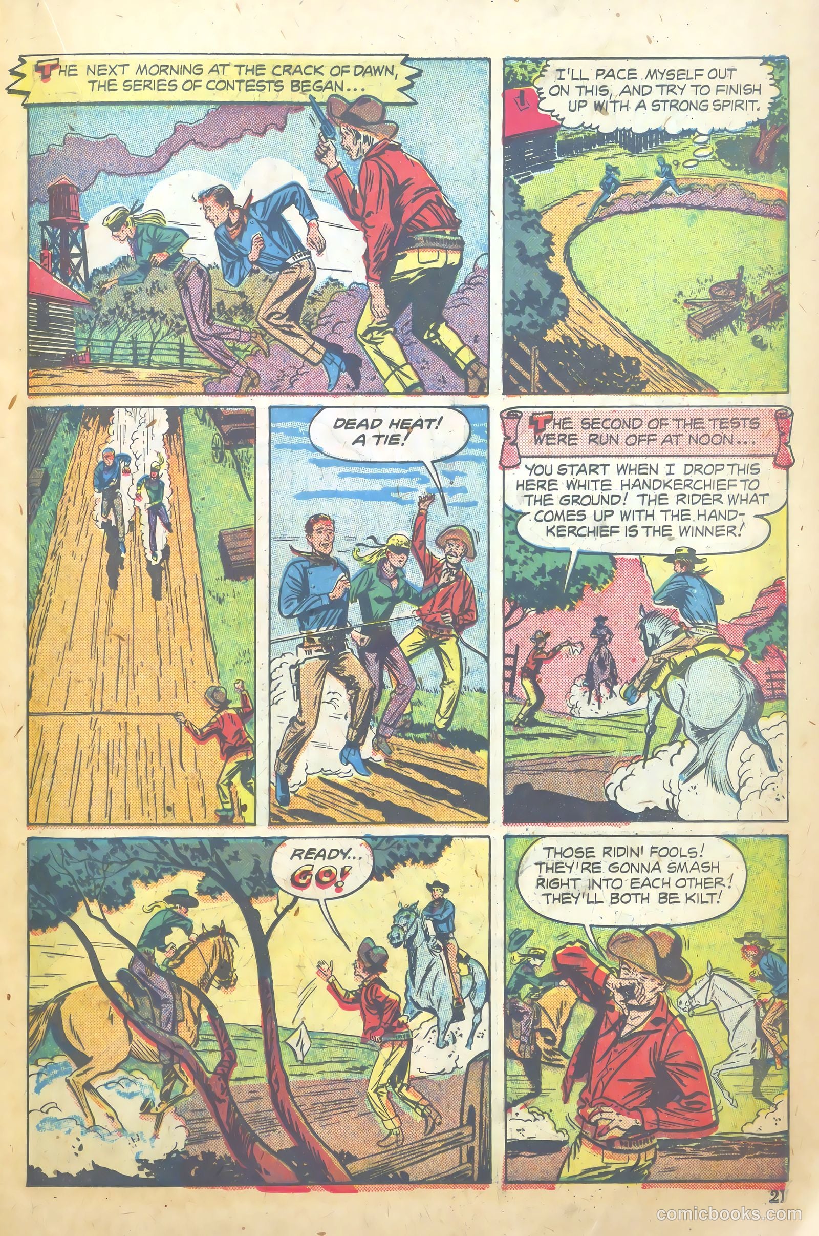 John Wayne Adventure Comics #7 (1950) — page 21 of 52