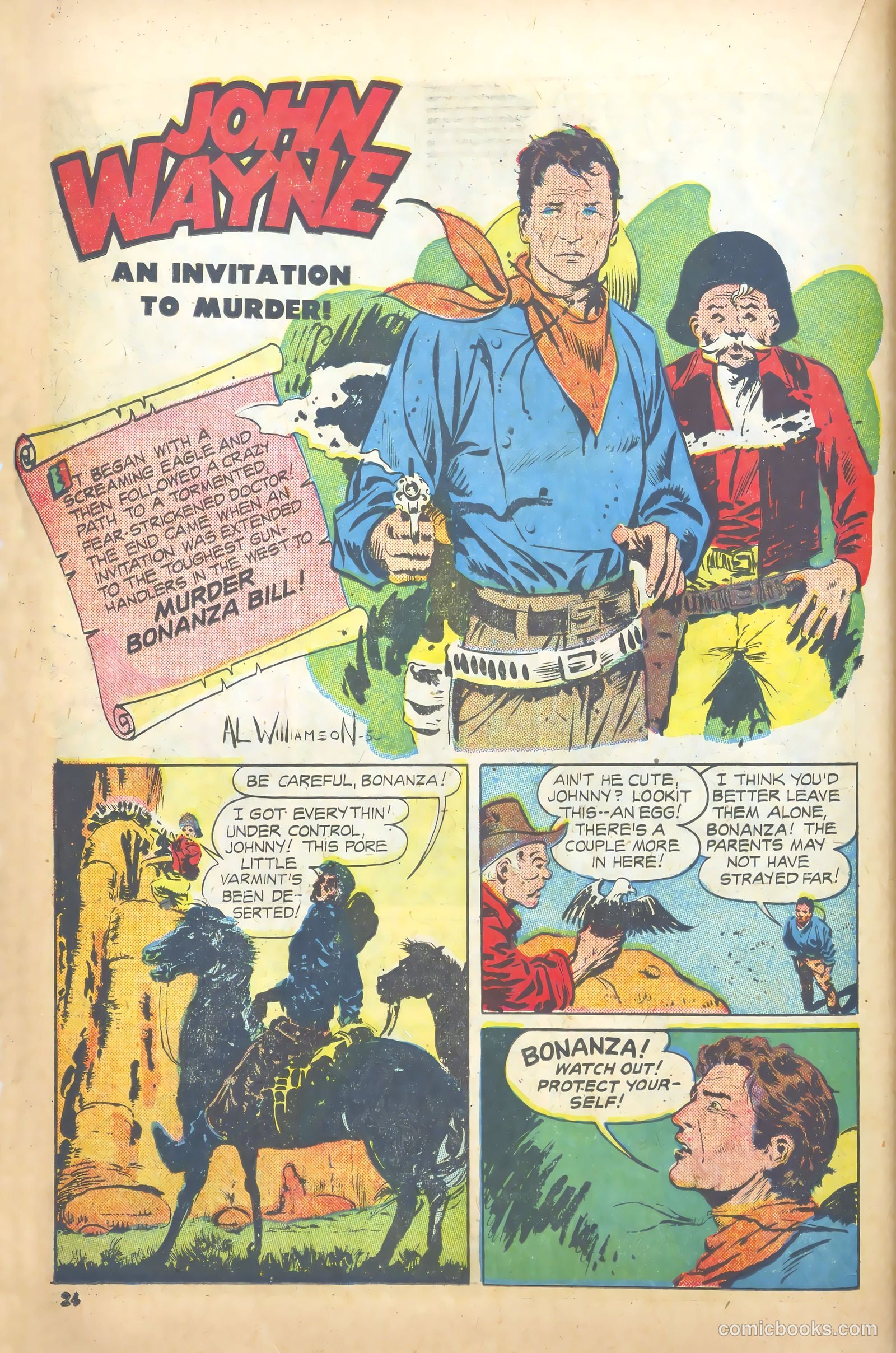 John Wayne Adventure Comics #7 (1950) — page 24 of 52