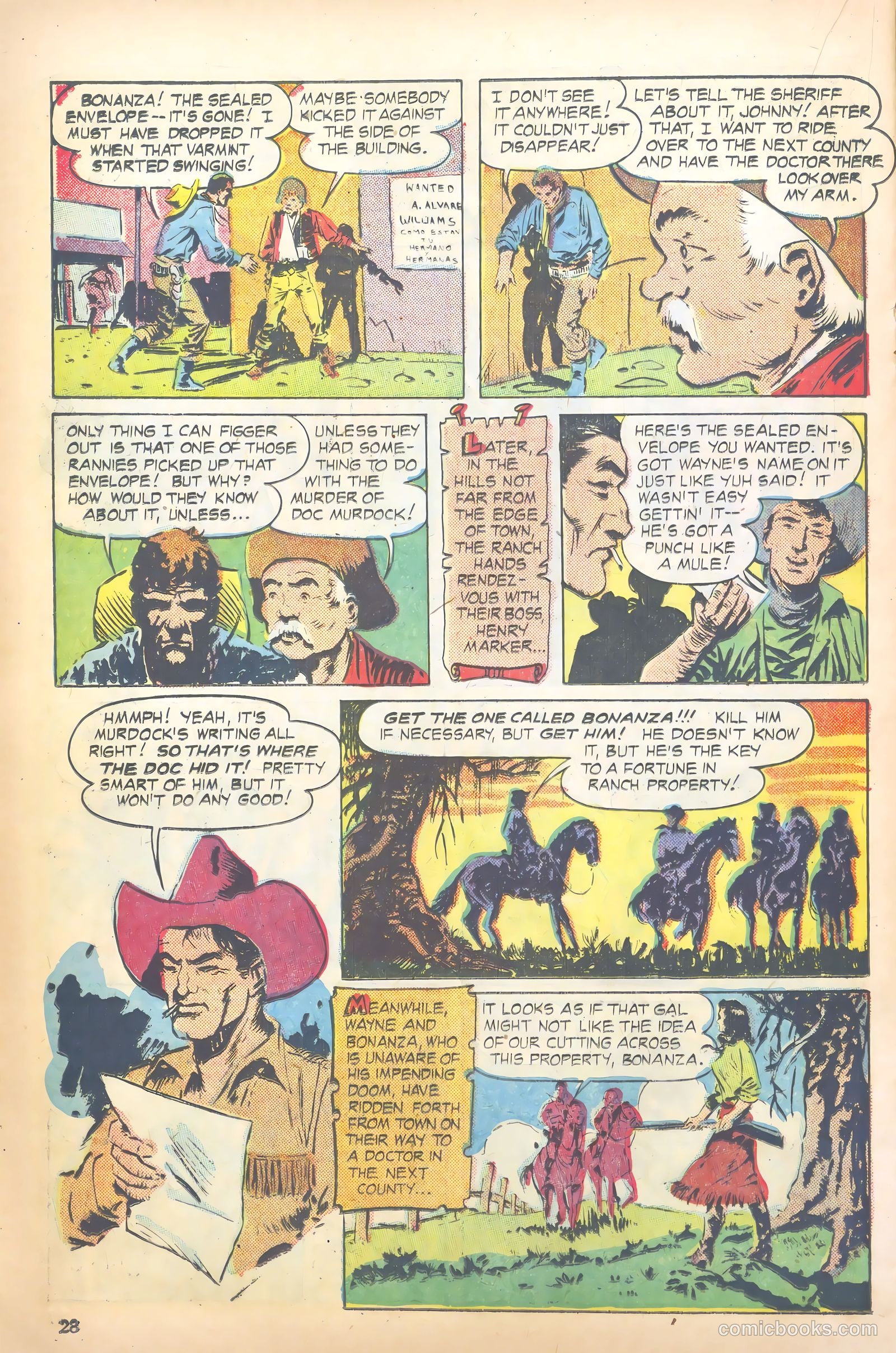 John Wayne Adventure Comics #7 (1950) — page 28 of 52