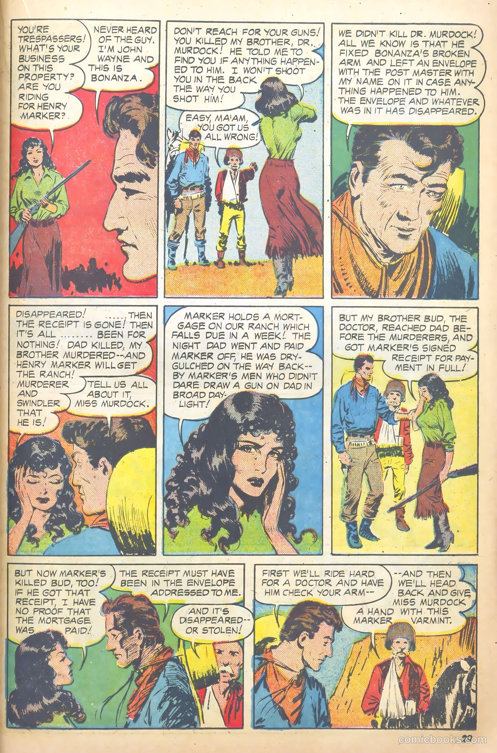 John Wayne Adventure Comics #7 (1950) — page 29 of 52