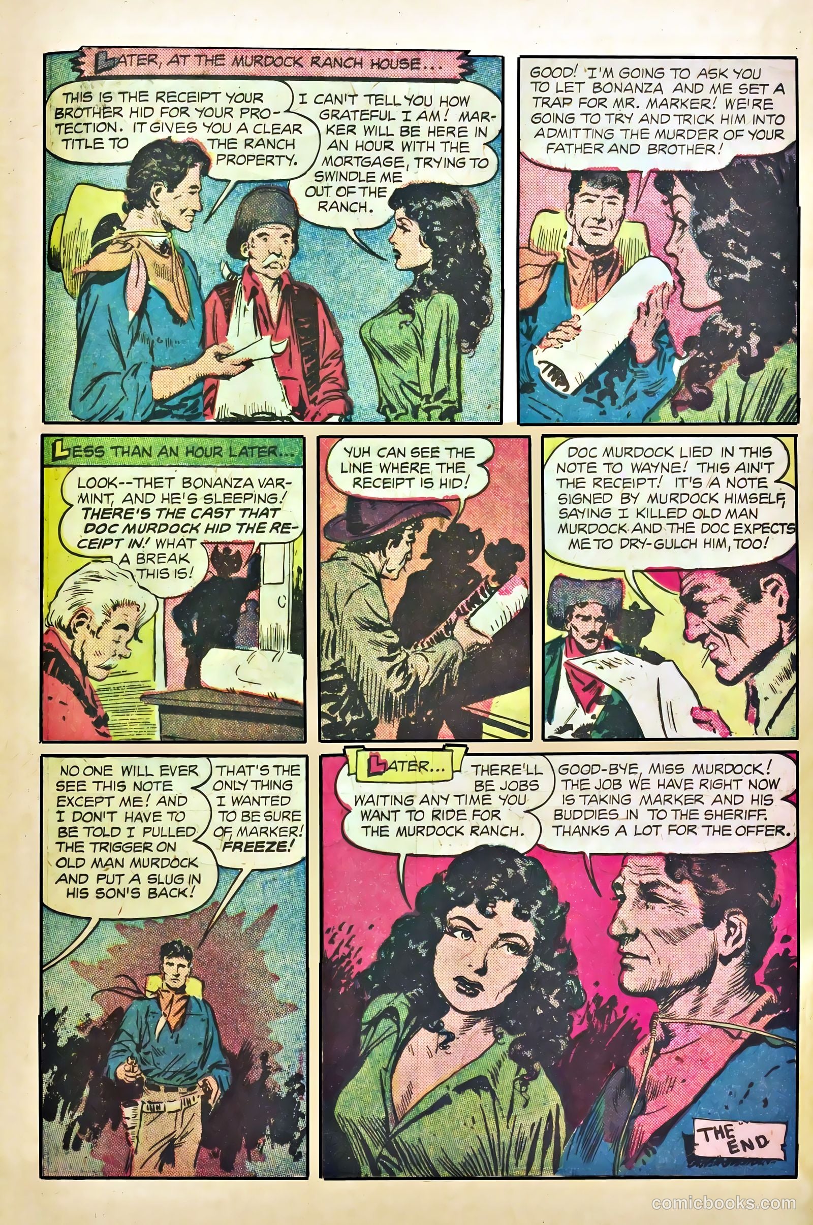 John Wayne Adventure Comics #7 (1950) — page 33 of 52