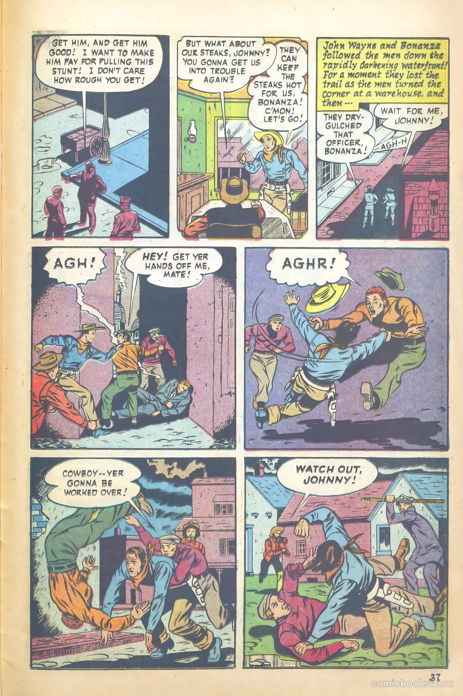 John Wayne Adventure Comics #7 (1950) — page 37 of 52