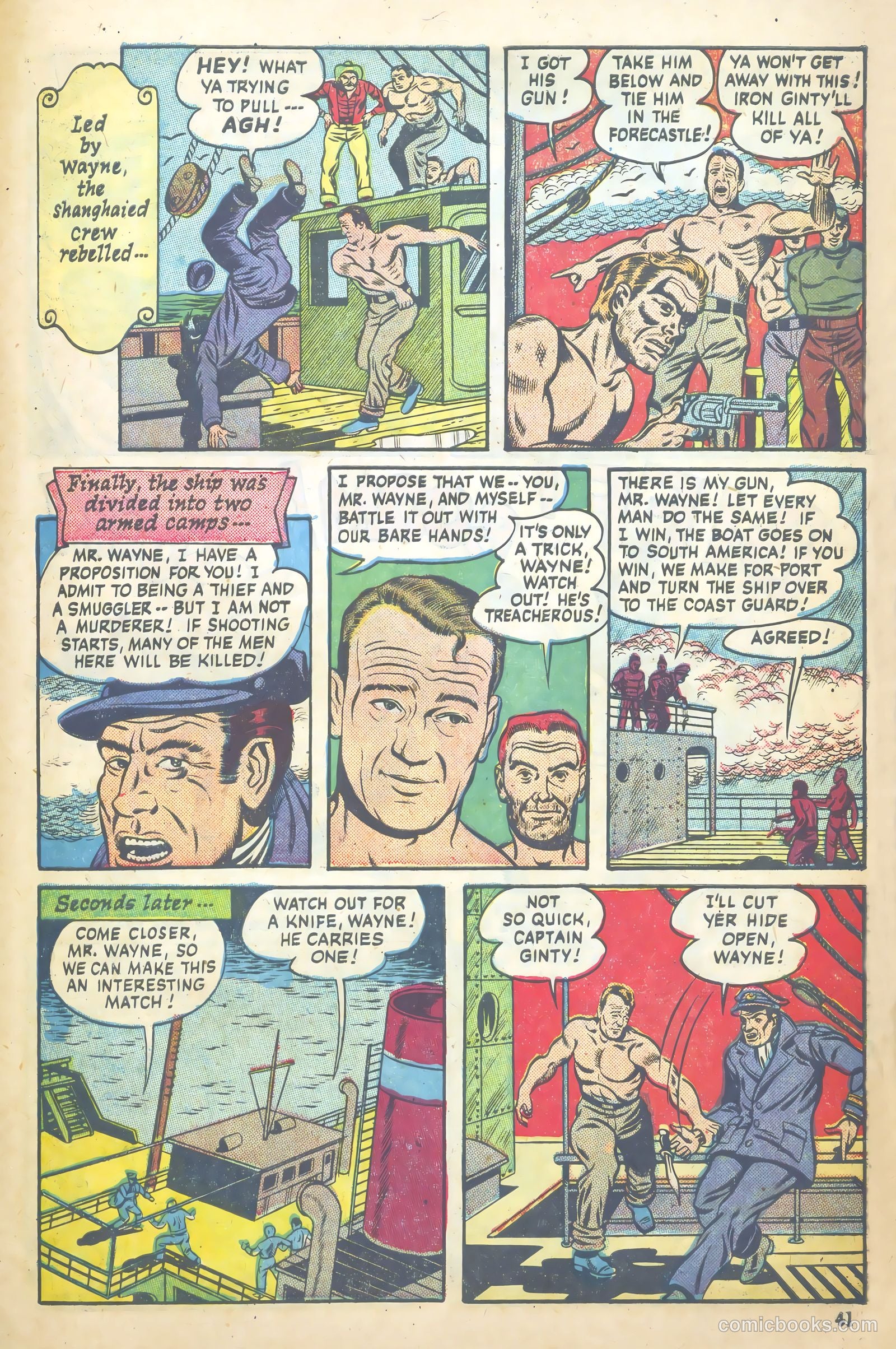 John Wayne Adventure Comics #7 (1950) — page 41 of 52