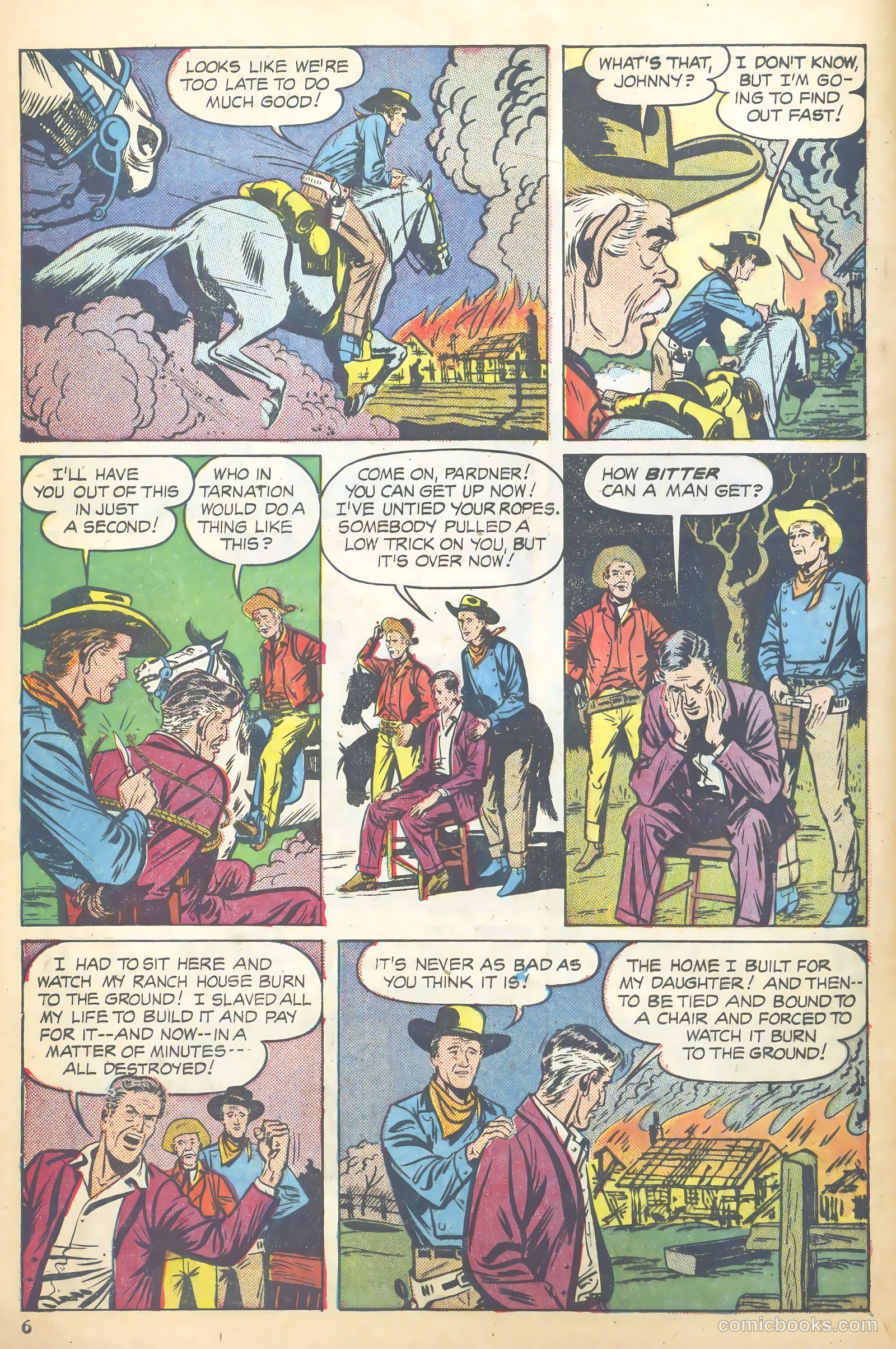 John Wayne Adventure Comics #7 (1950) — page 6 of 52