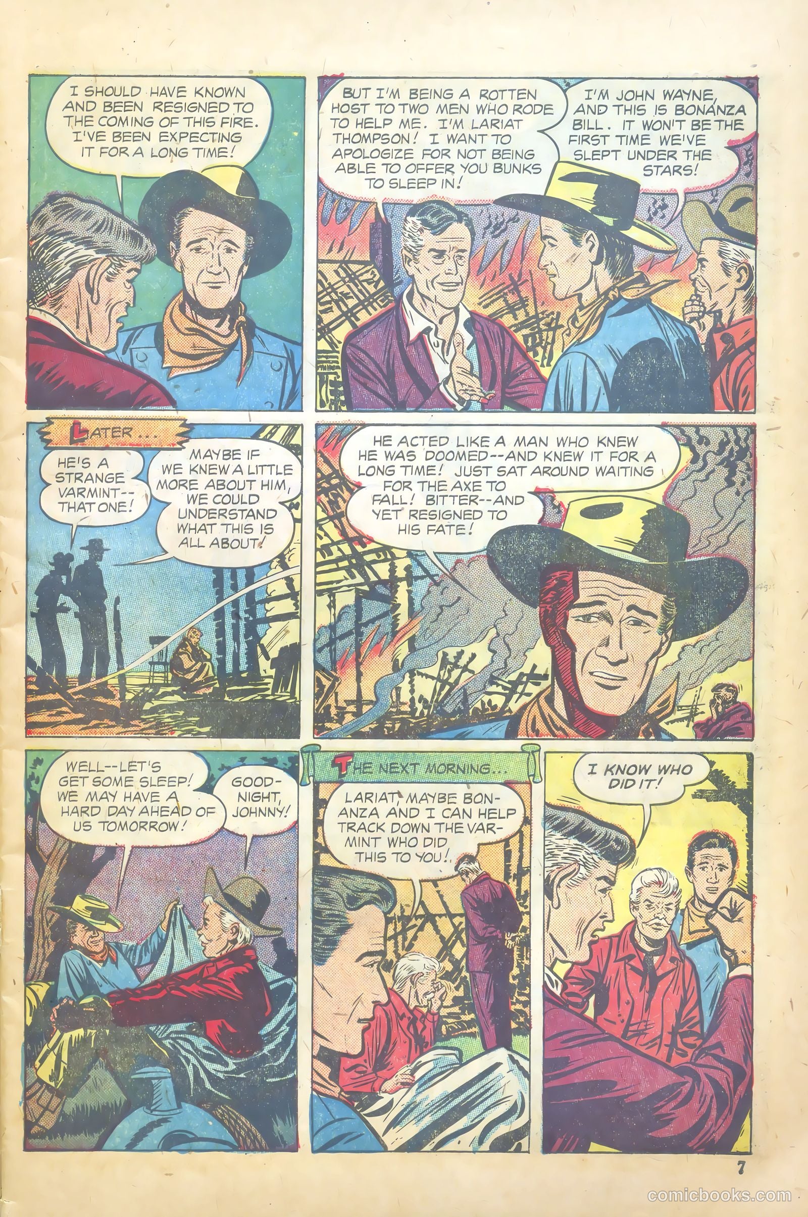 John Wayne Adventure Comics #7 (1950) — page 7 of 52
