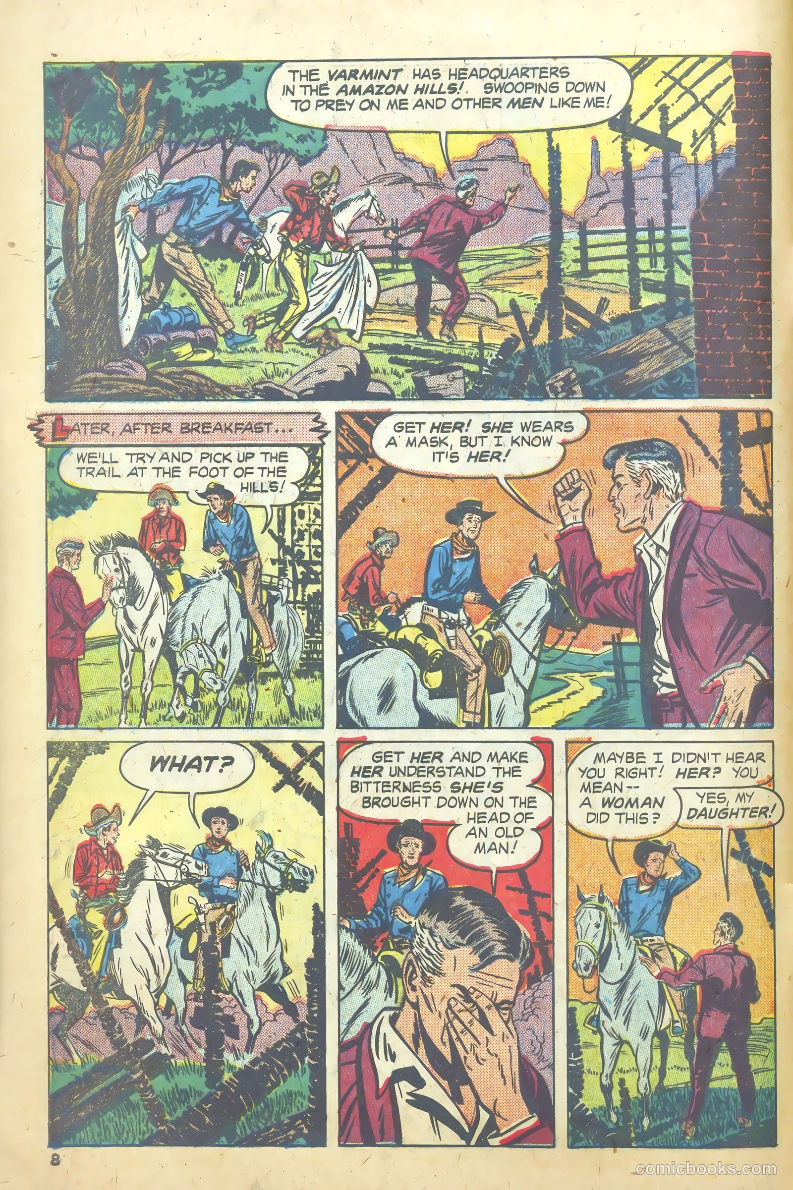 John Wayne Adventure Comics #7 (1950) — page 8 of 52