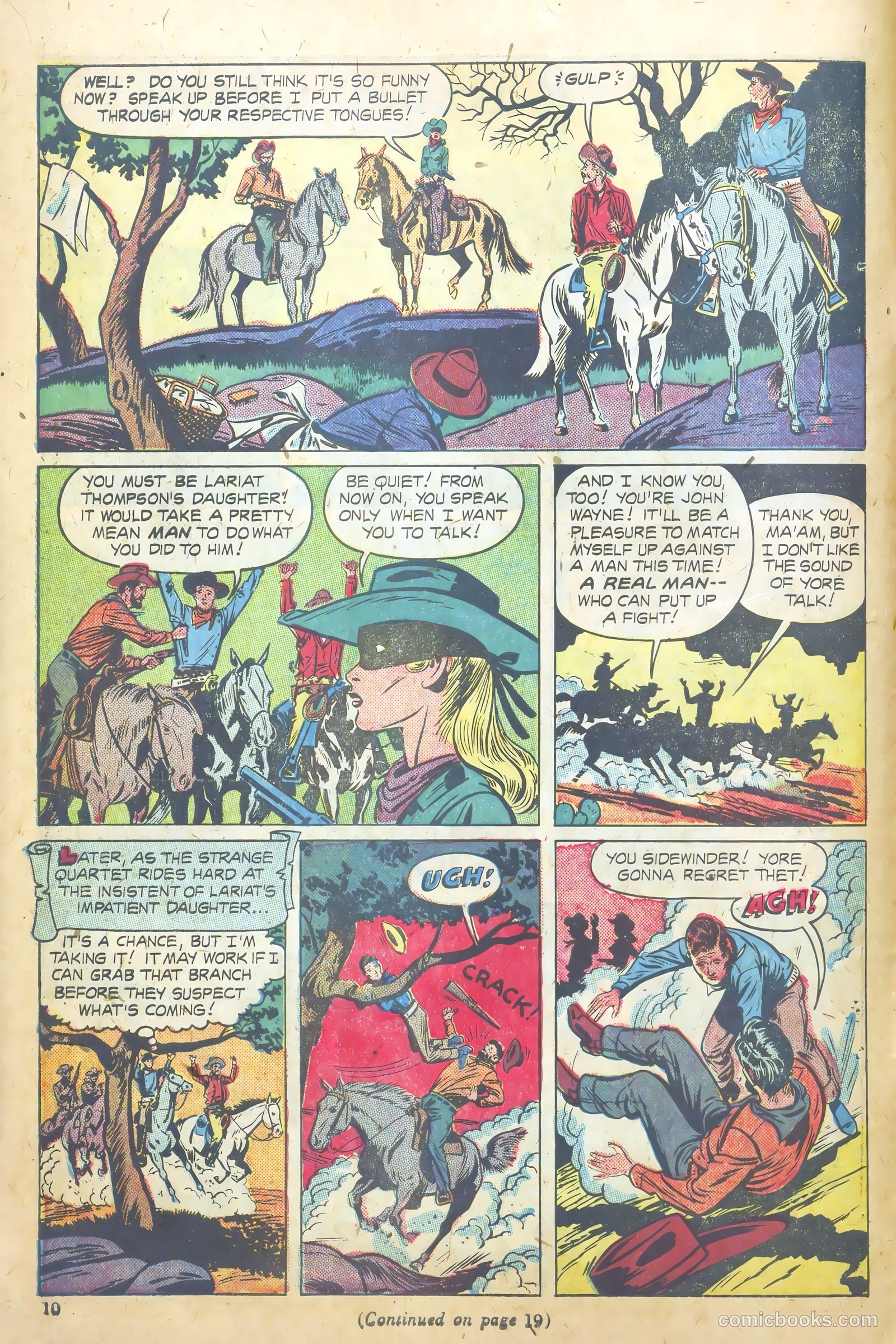 John Wayne Adventure Comics #7 (1950) — page 10 of 52