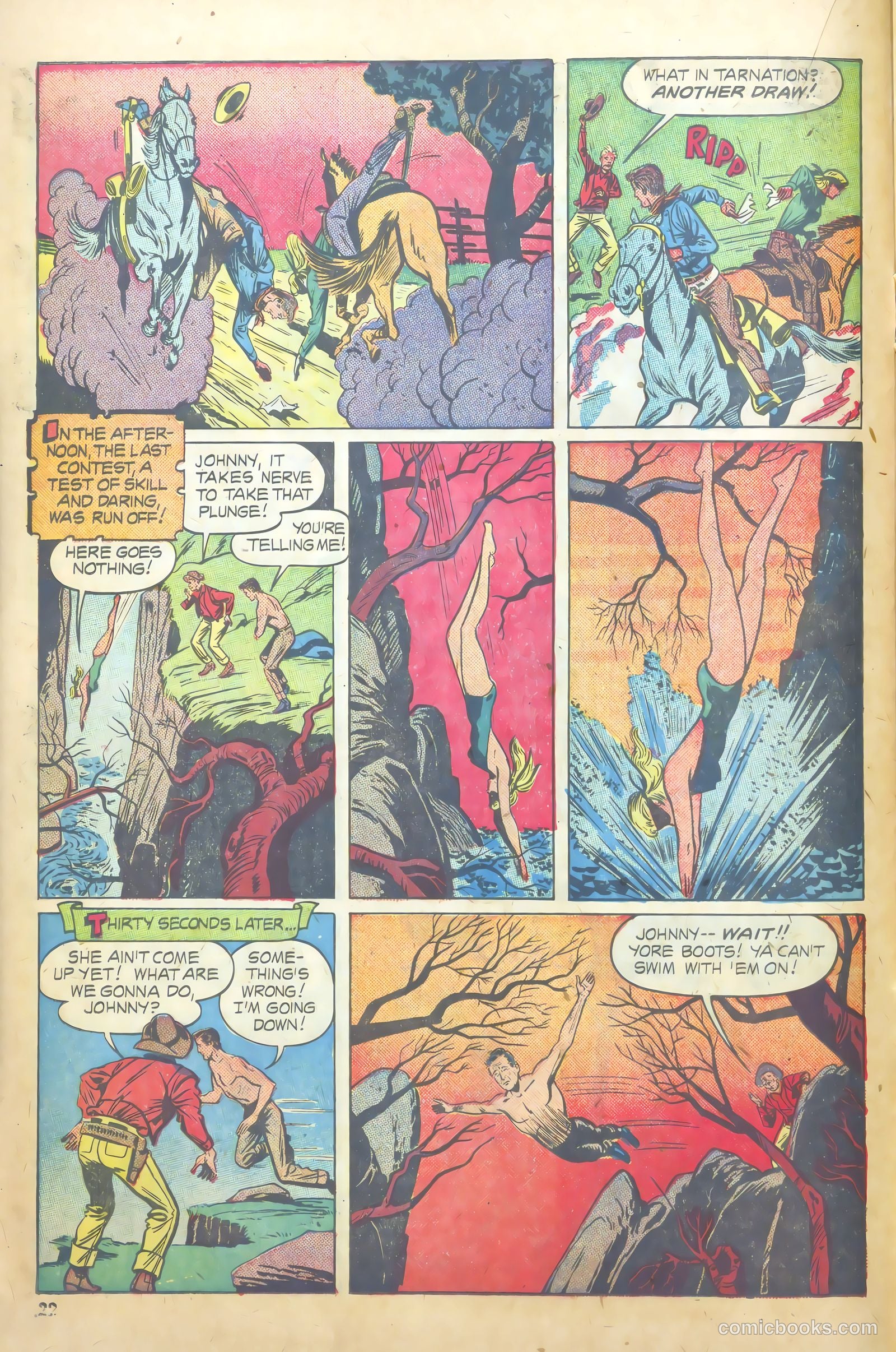 John Wayne Adventure Comics #7 (1950) — page 22 of 52