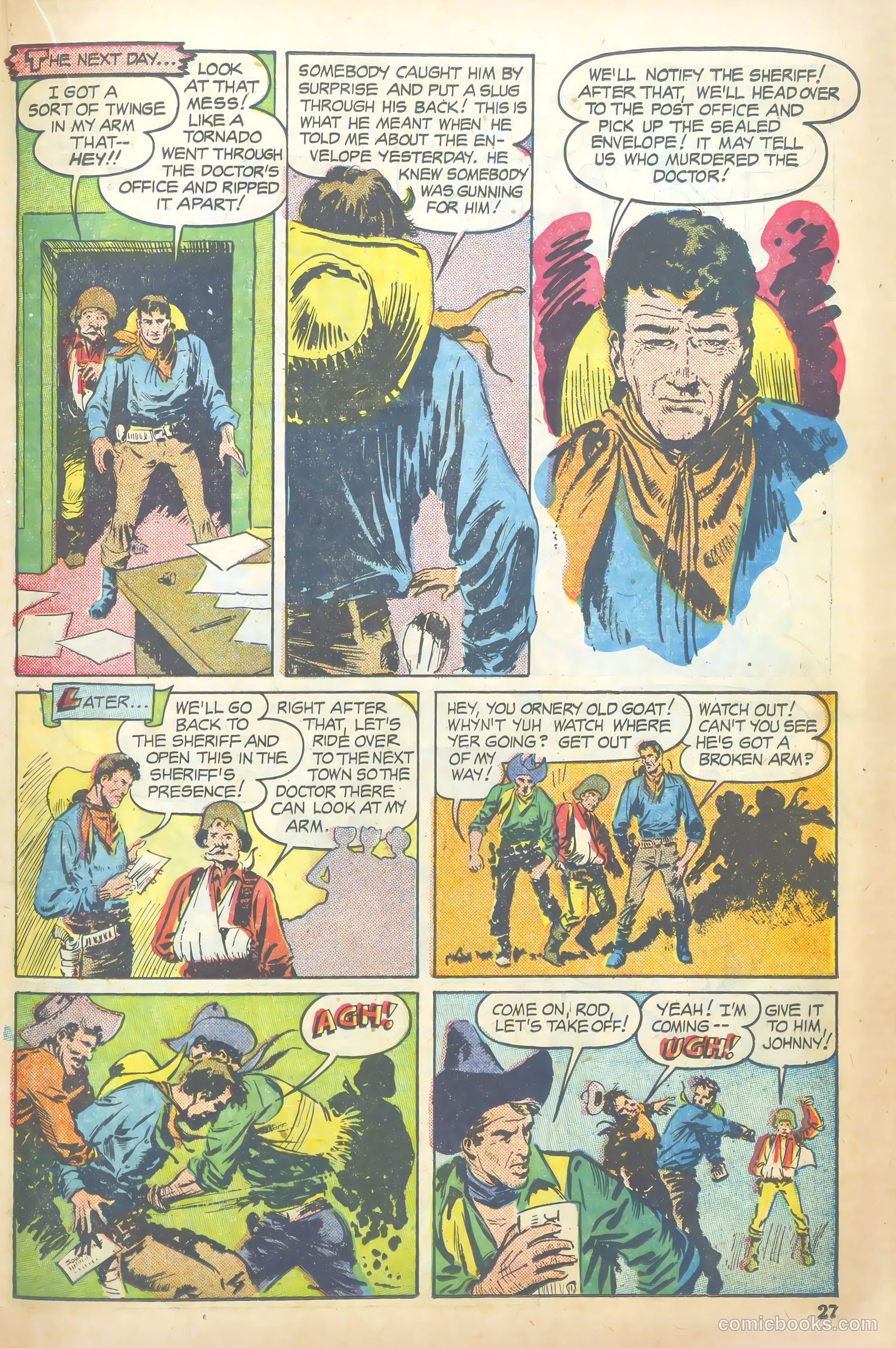 John Wayne Adventure Comics #7 (1950) — page 27 of 52