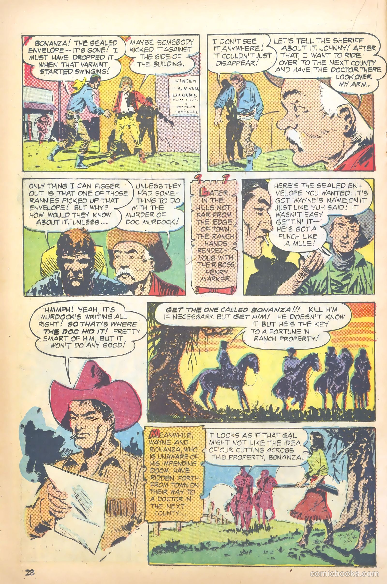 John Wayne Adventure Comics #7 (1950) — page 28 of 52