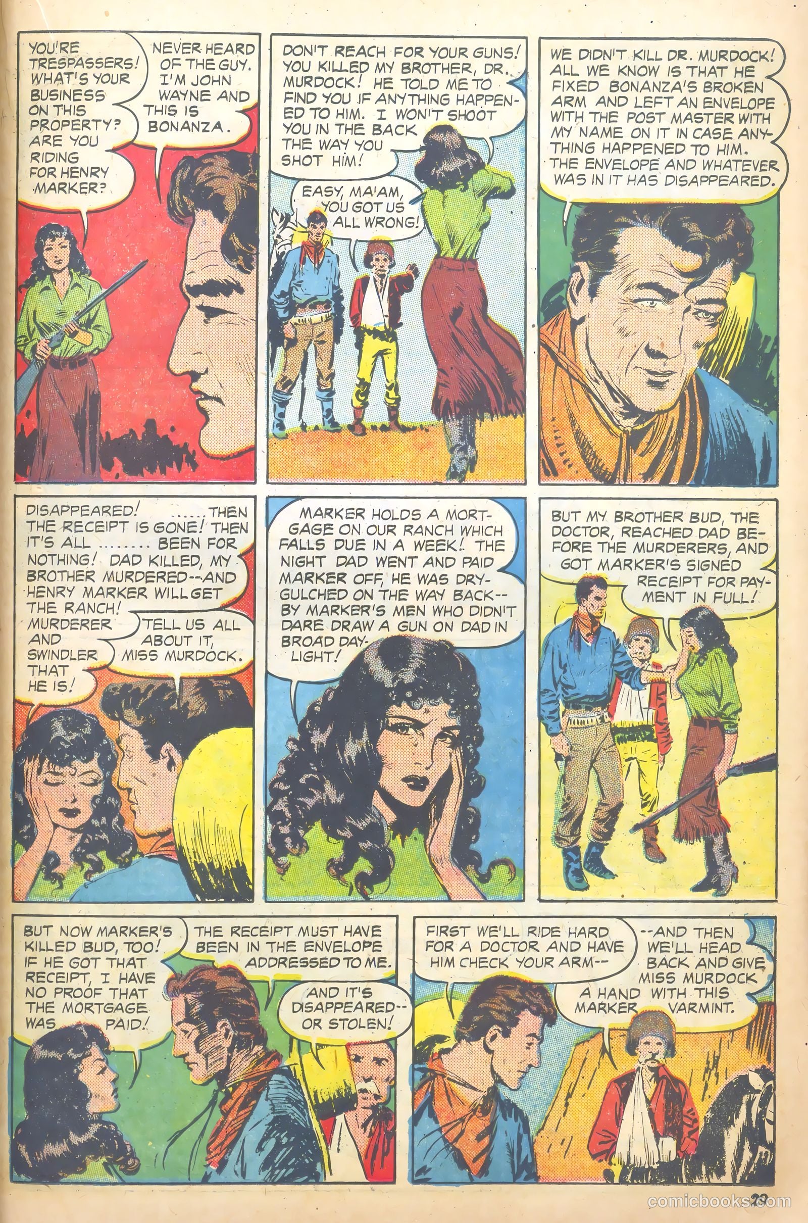 John Wayne Adventure Comics #7 (1950) — page 29 of 52