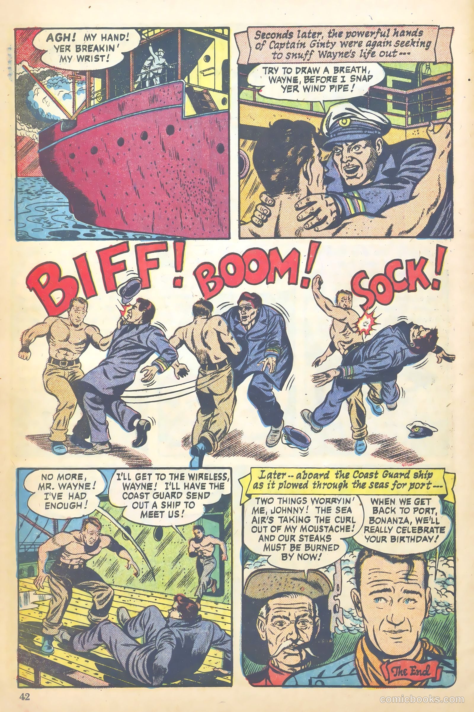 John Wayne Adventure Comics #7 (1950) — page 42 of 52