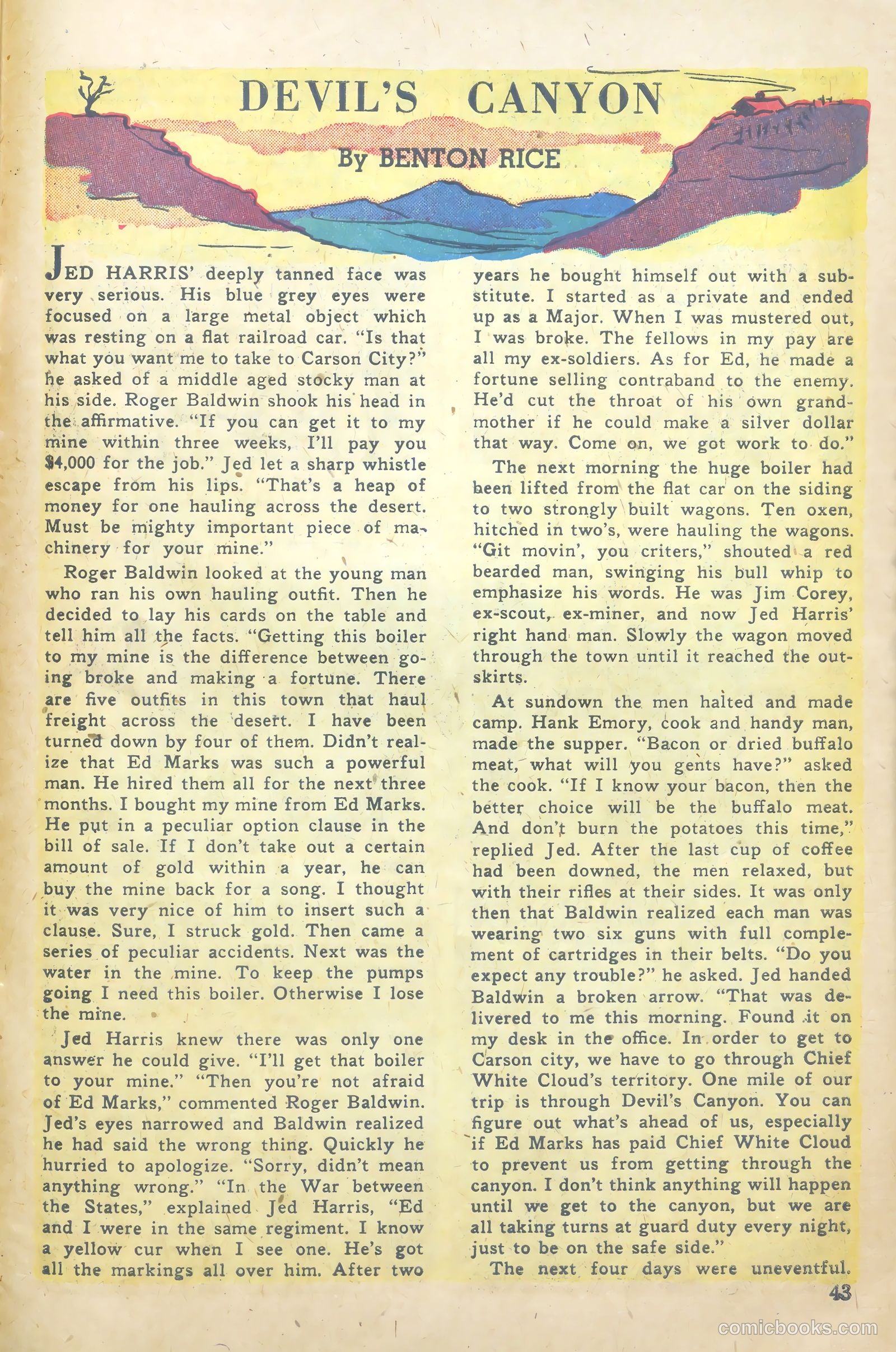John Wayne Adventure Comics #7 (1950) — page 43 of 52