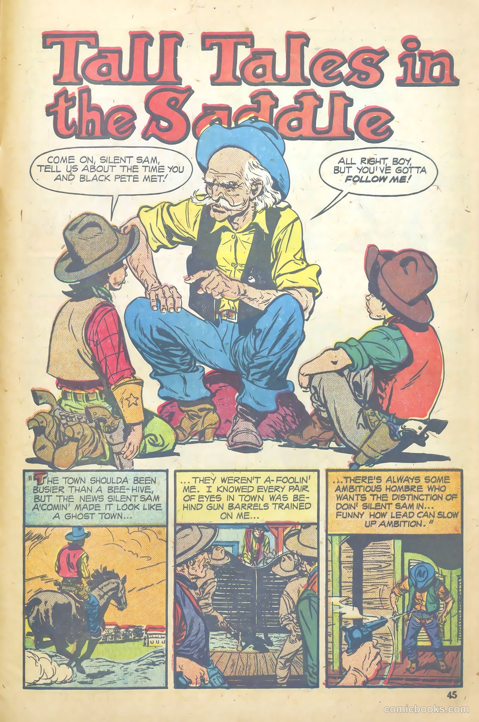 John Wayne Adventure Comics #7 (1950) — page 45 of 52