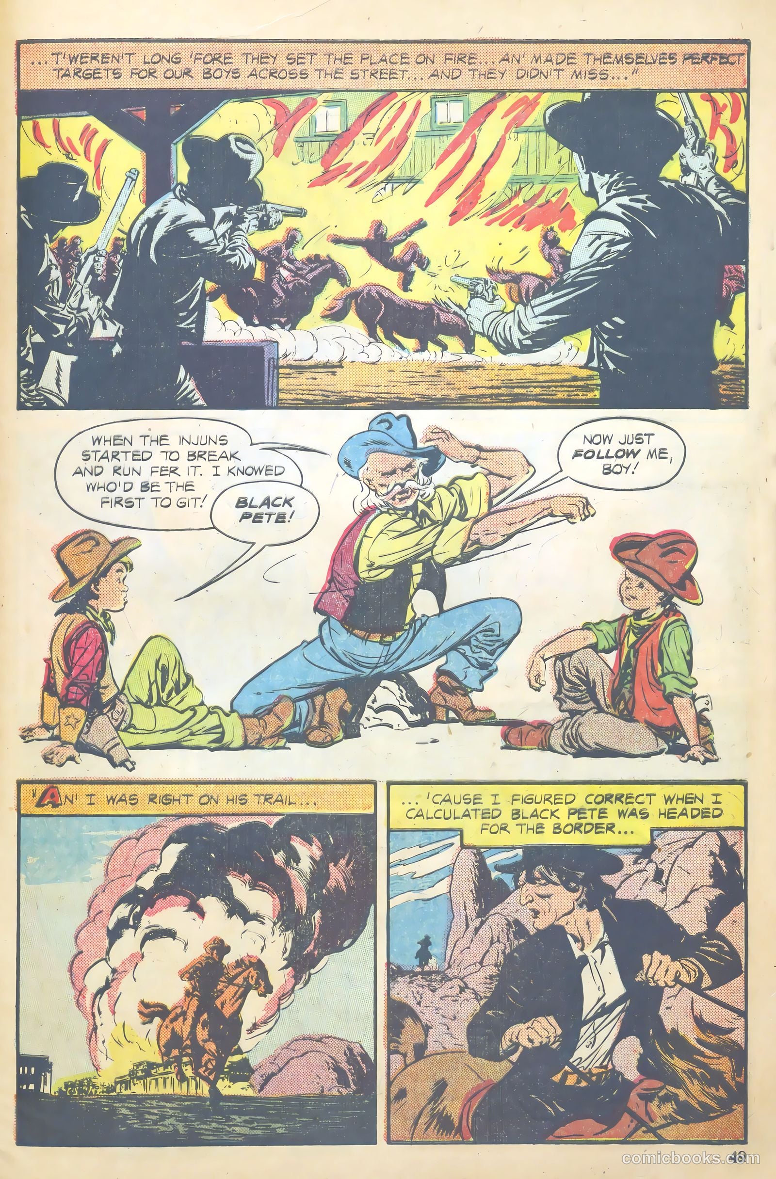 John Wayne Adventure Comics #7 (1950) — page 49 of 52