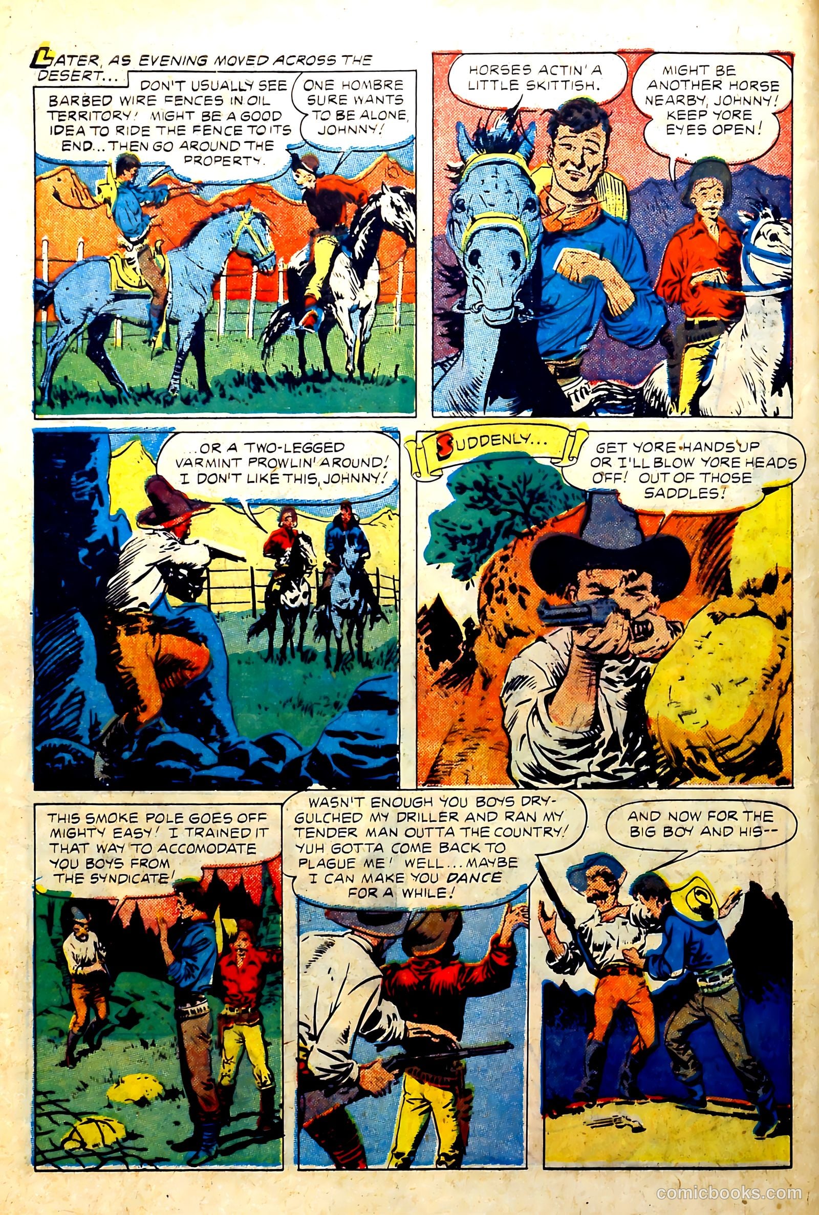 John Wayne Adventure Comics #8 (1951) — page 4 of 36