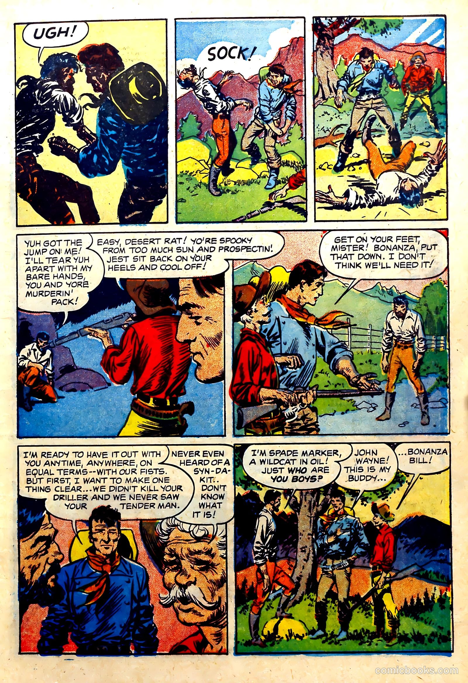 John Wayne Adventure Comics #8 (1951) — page 5 of 36